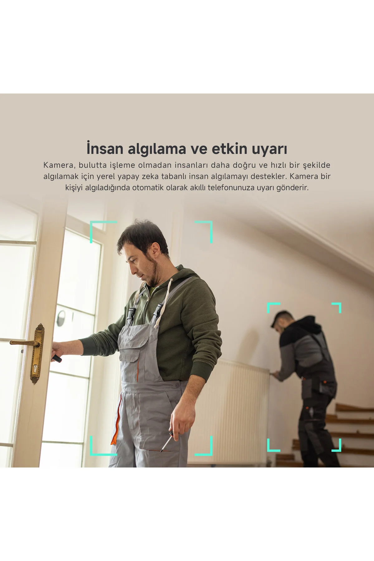 Xiaomi Smart Camera C301 2304p WiFi Akıllı Ev Kamerası - Gece Görüş ve Takip 360 2K (Xiaomi TR Garantili)