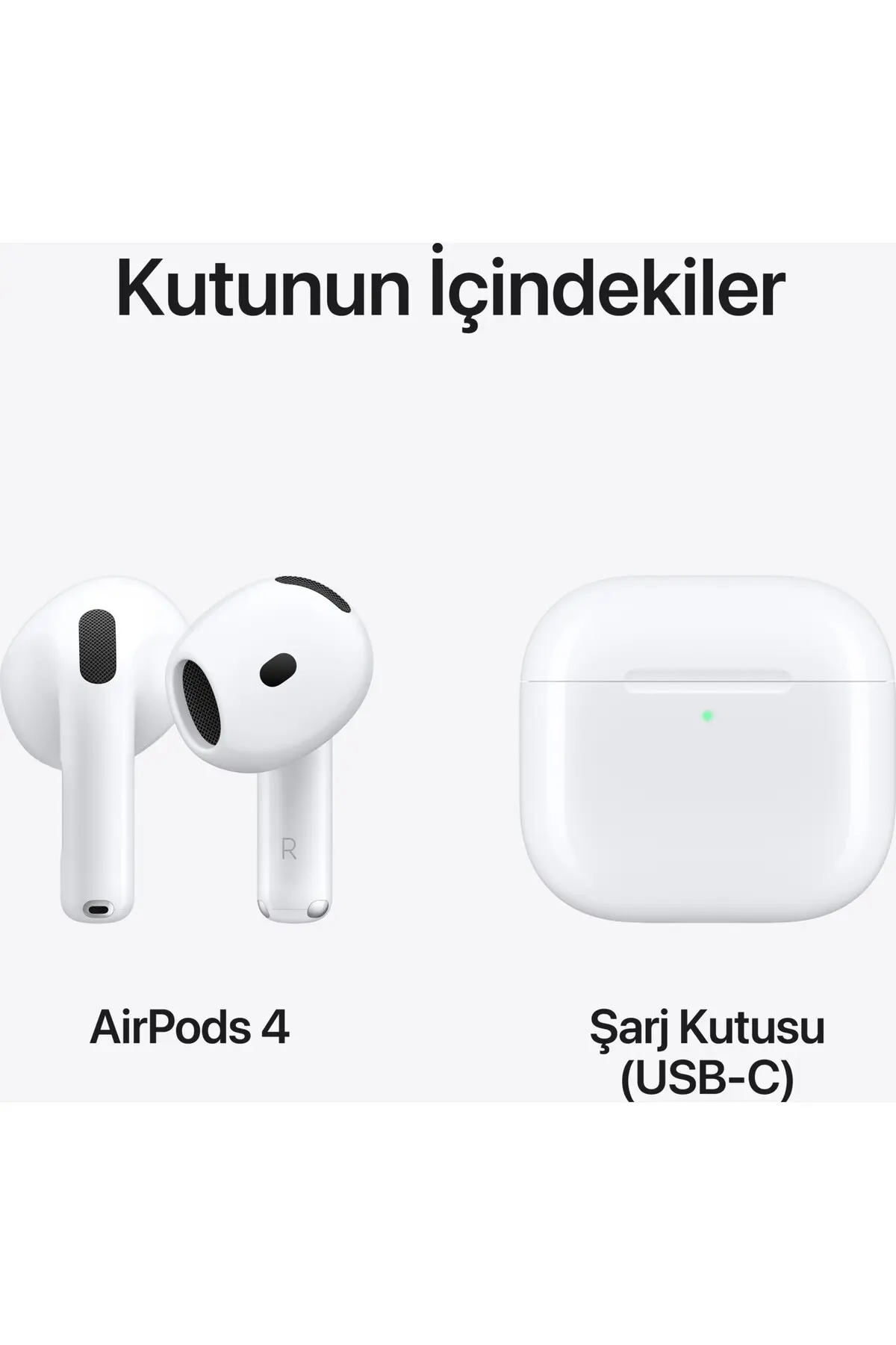 Apple Airpods 4. Nesil (MXP63TU/A)