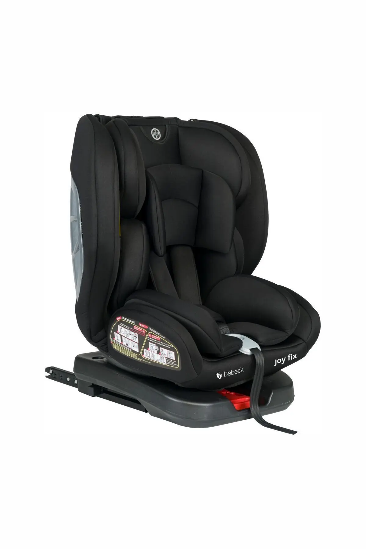 Bebeck Joy Fix 0-36 Kg 360° Dönebilen Isofix'li Oto Koltuğu Siyah