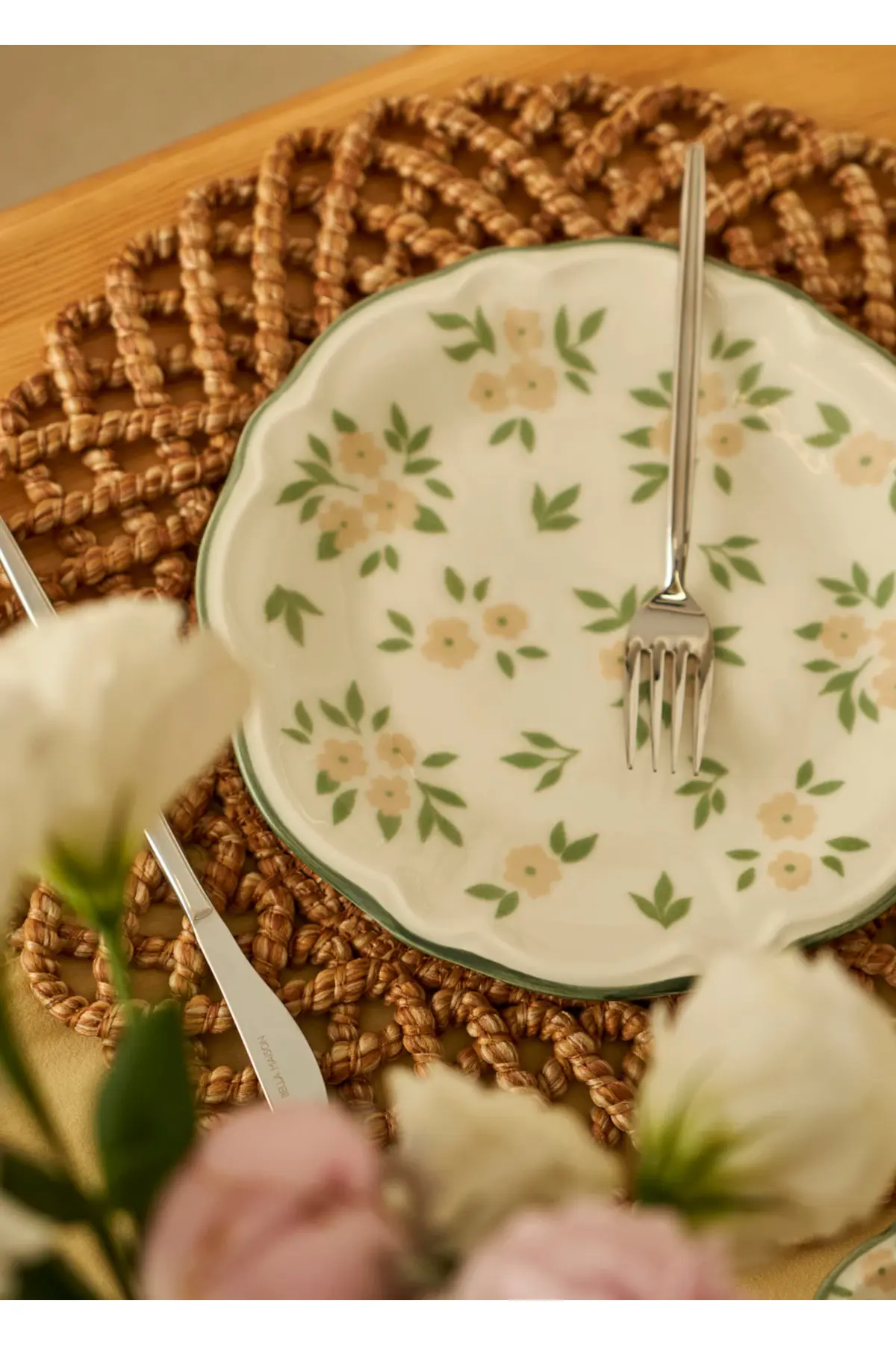 Bella Maison Veronica Porselen 8 Parça 4 Kişilik Kahvaltı Takımı