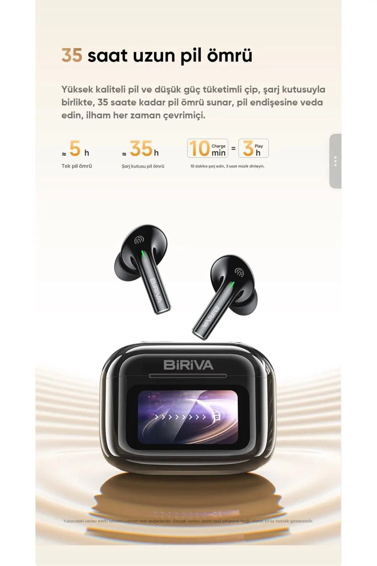 BİRİVA TP29 AI Dil Çevirili Bluetooth 6.0 Kulaklık | 500 mAh Batarya, ANC & ENC, Anlık Tercüme, HD Ses