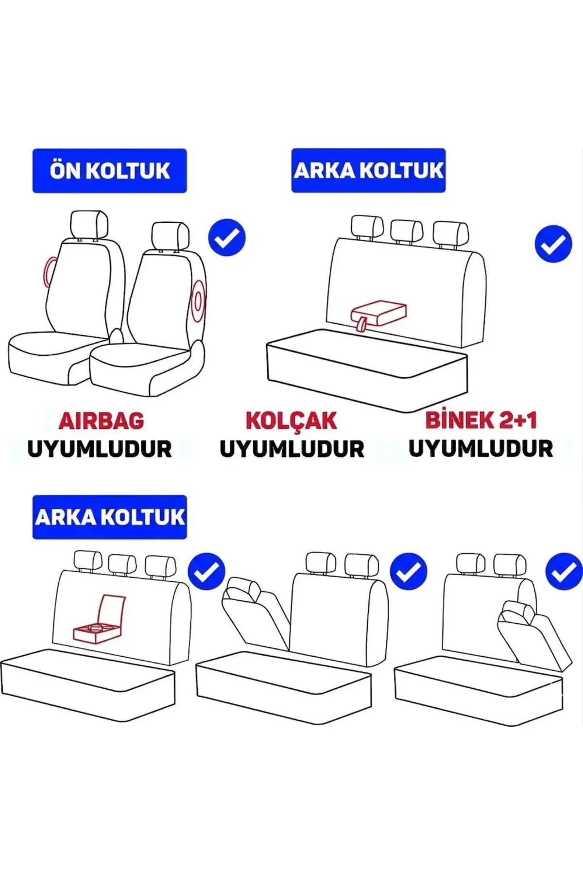 Dağ Oto Giyim STANDART KOLTUK KILIFI - KETEN - 4+1 ARAÇLAR İÇİN UYUMLU