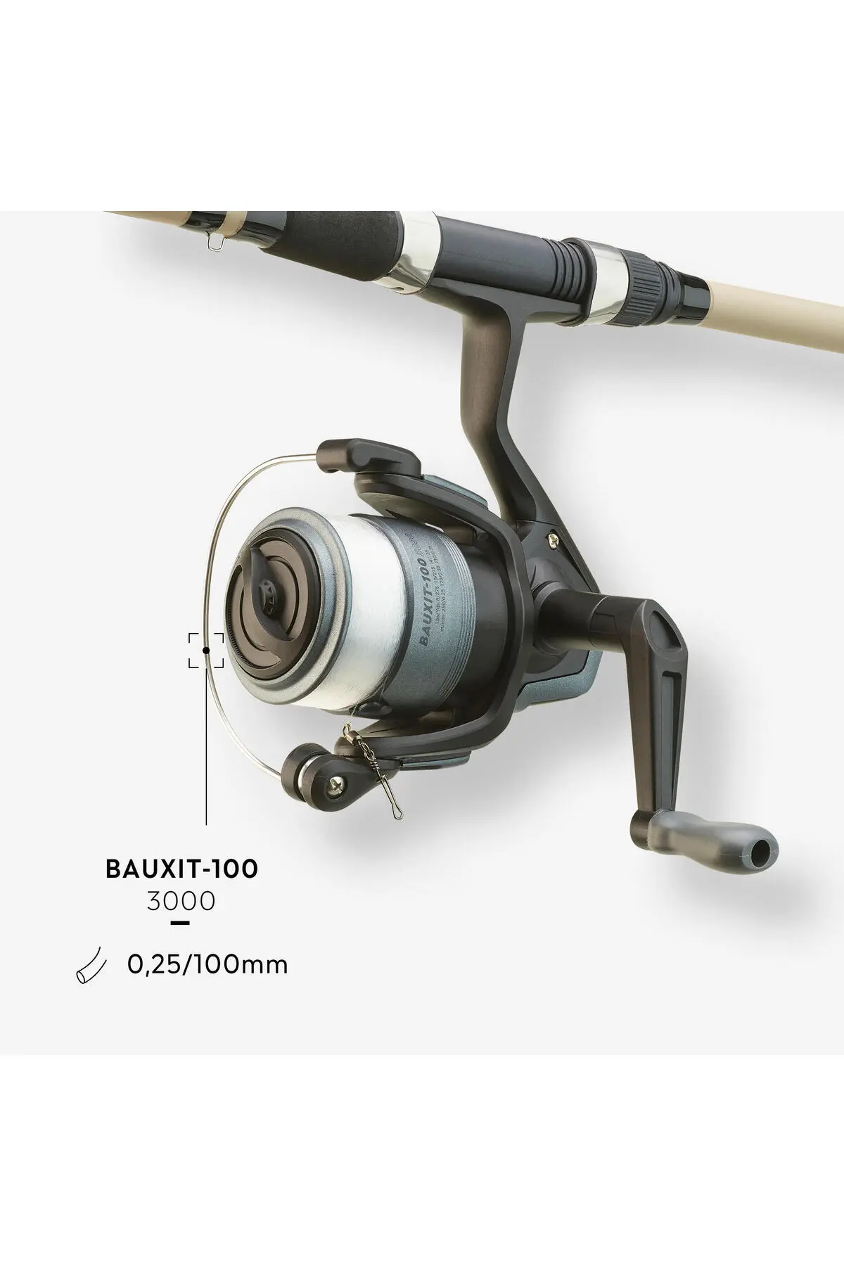 Decathlon Caperlan Spin Olta Kamış Makine Takımı - Balıkçılık - 210 cm 3000 - UFISH 2.10 P