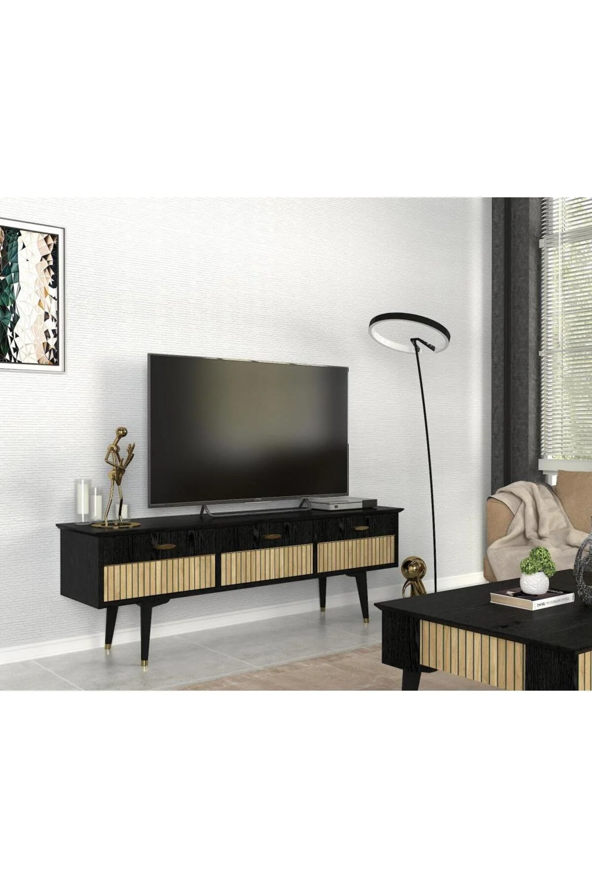 Dekorister Bolea Tv Stand Senkronsiyah - Bona