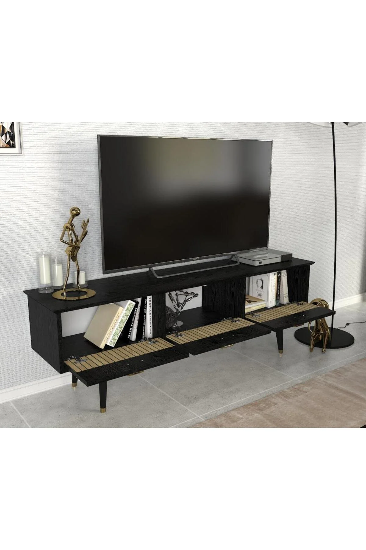 Dekorister Bolea Tv Stand Senkronsiyah - Bona