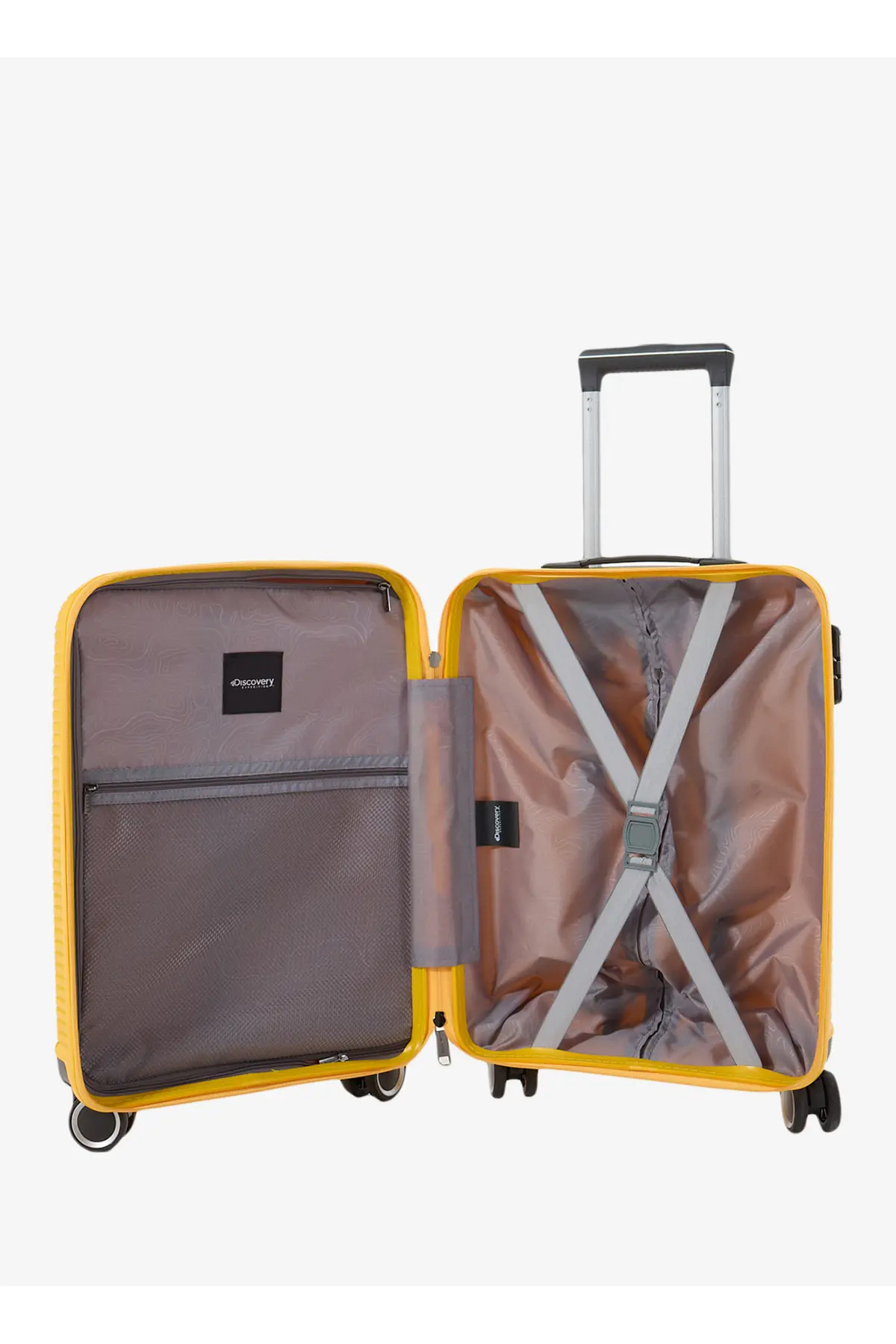 Discovery Expedition Sarı Çekçekli Sert Valiz DC-5224 KABİN