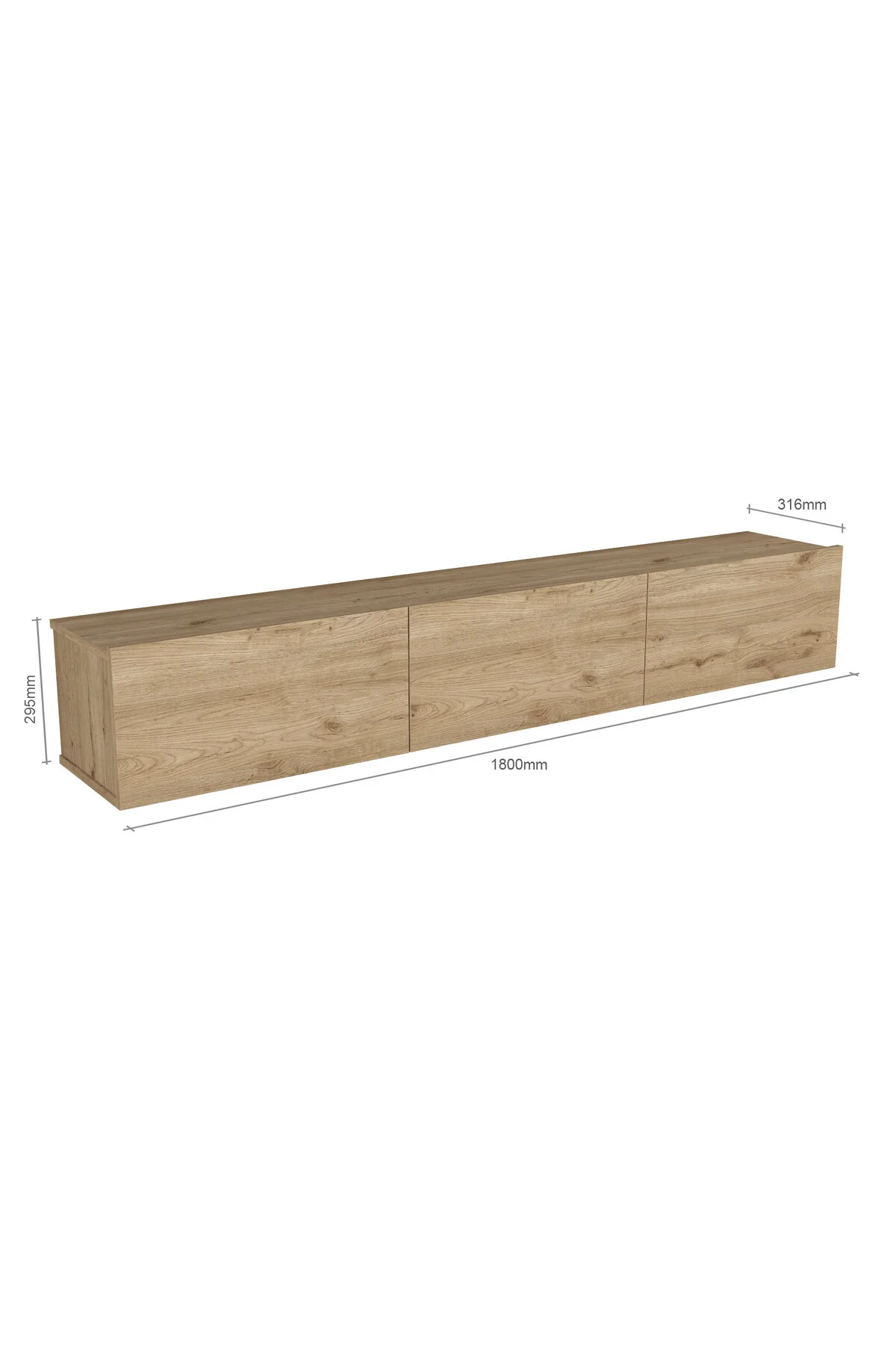 Dorpek Tv Standı, Tv Sehpası 180 Cm Sepet - Modern Tv Ünitesi | Cercei
