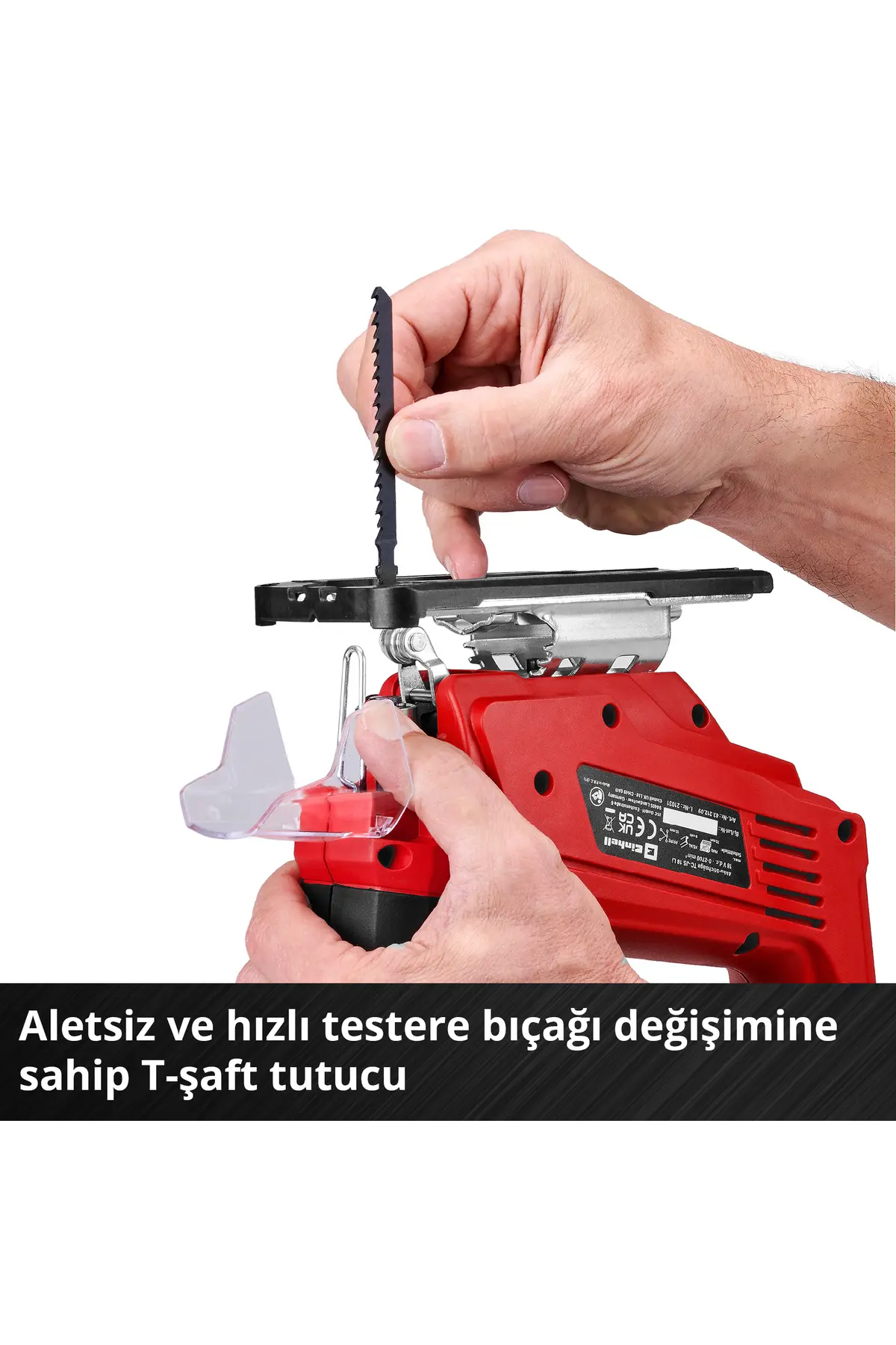 Einhell TC-JS 18 Li, Akülü Dekupaj Testere (2,5 Ah Akü ve Şarj Cihazı Dahildir)