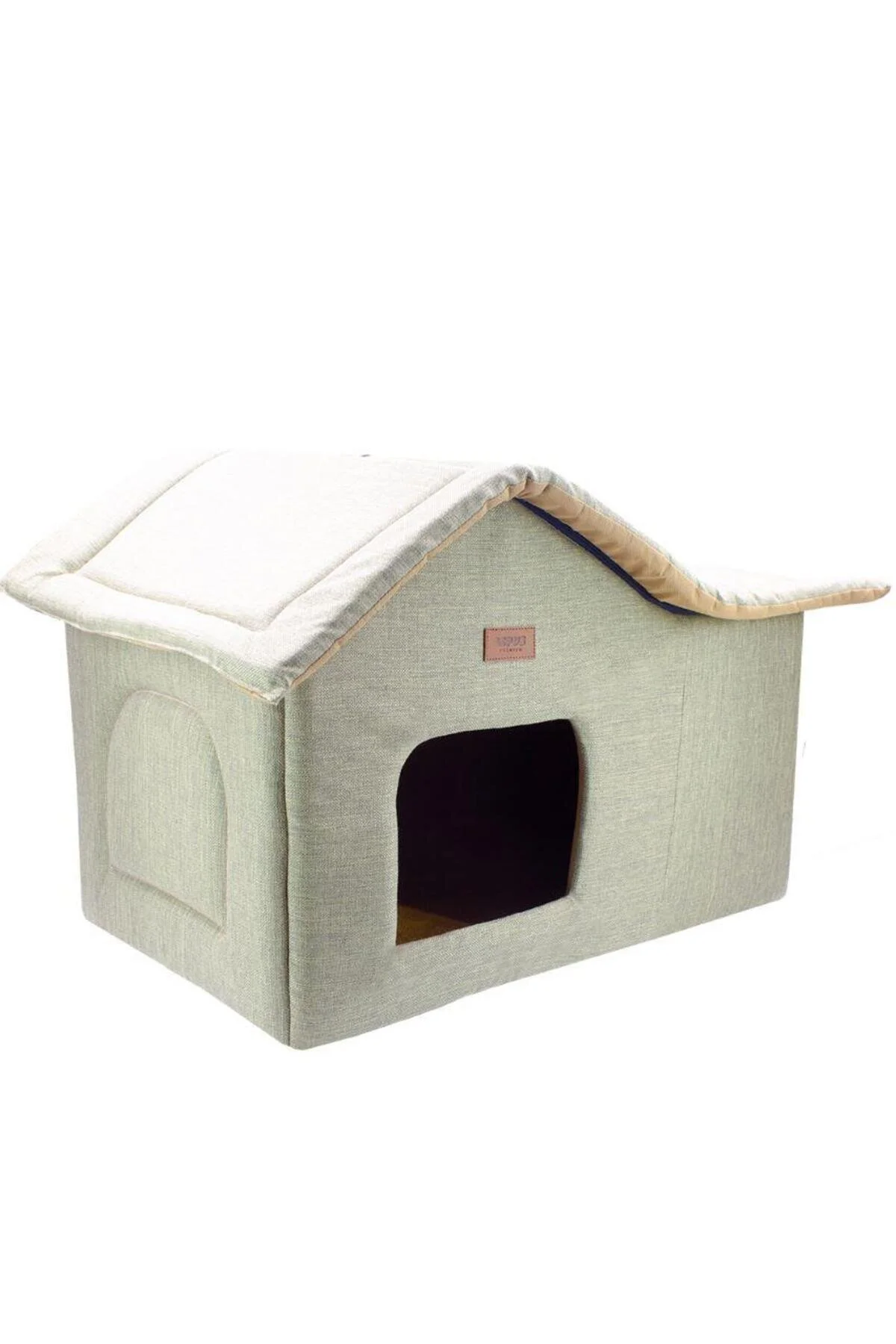 Empressco Kedi ve Köpek Cabin Kulübe Yatak Ekose Yeşil 35X60X40 Cm - Fiyatı, Yorumları