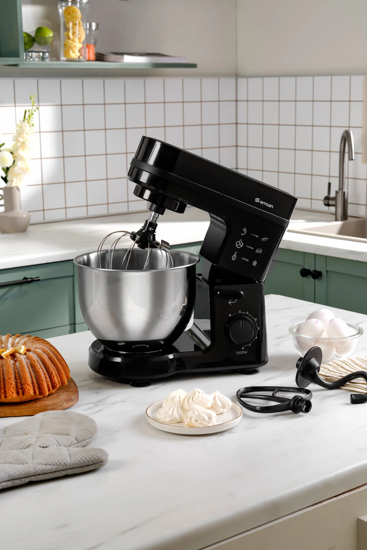 Emsan Maestrochef Stella Hamur Yoğurma Makinesi Black 1500W 5L