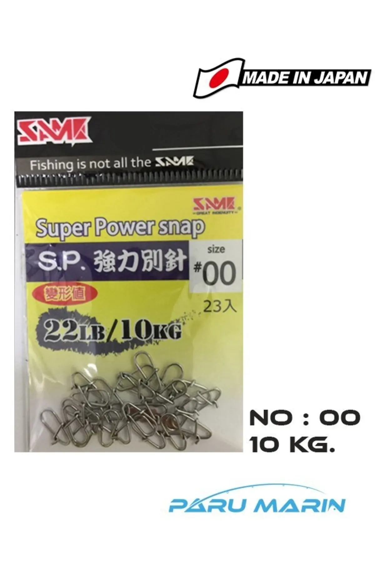 Genel Markalar Same Super Snap Klips No: 00 - 10 Kg.