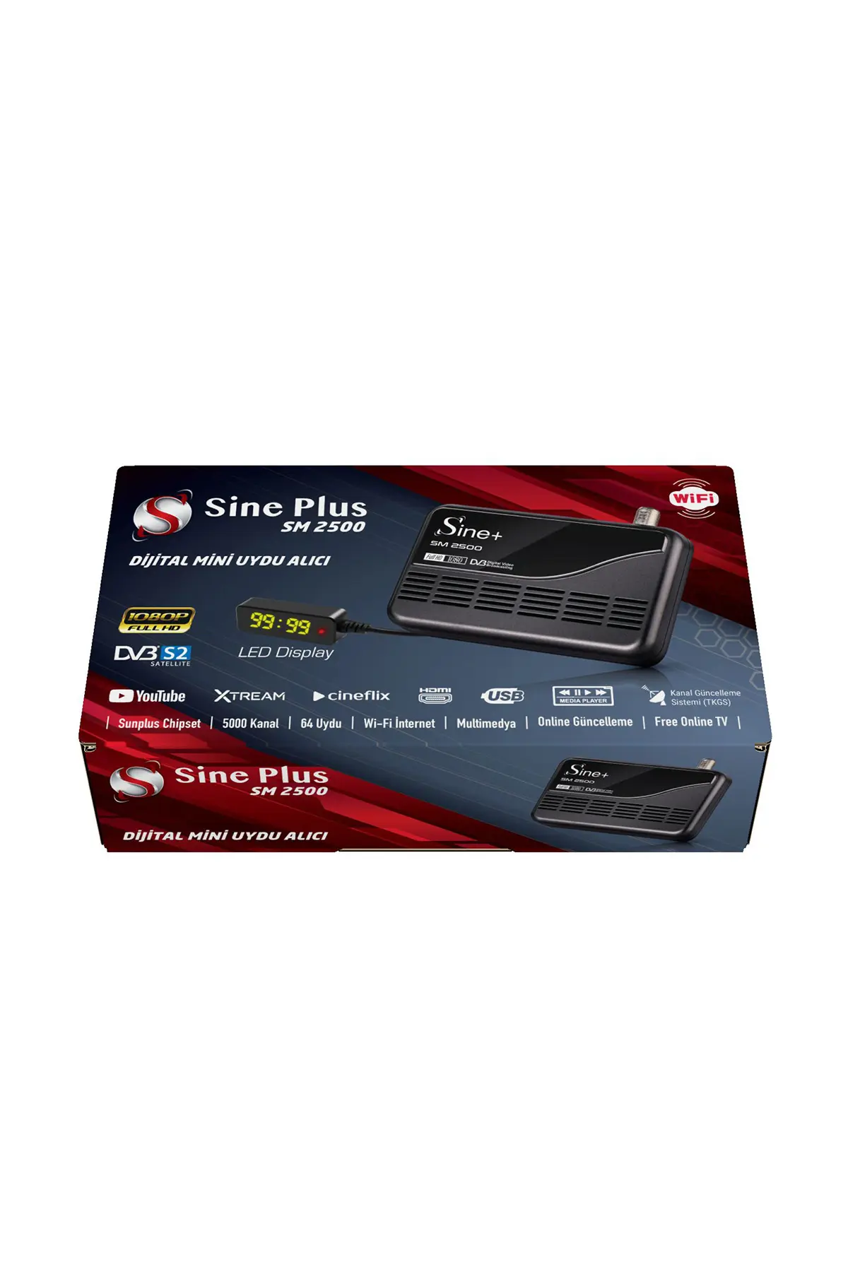 Genel Markalar TKGS Otomatik Güncelleme Hd Uydu Mini Çanaklı Çanaksız Wıfı Adaptör Sınırsız Tv