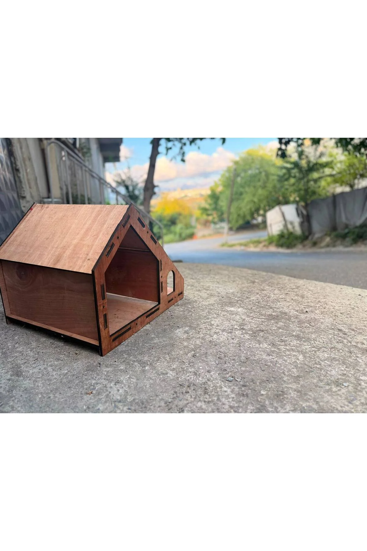 GreenFeedBox Köpek Kulübesi-Marin Kontra Dış Kullanıma Uygun 3 Farklı Boyuta Hayvan Kulübesi