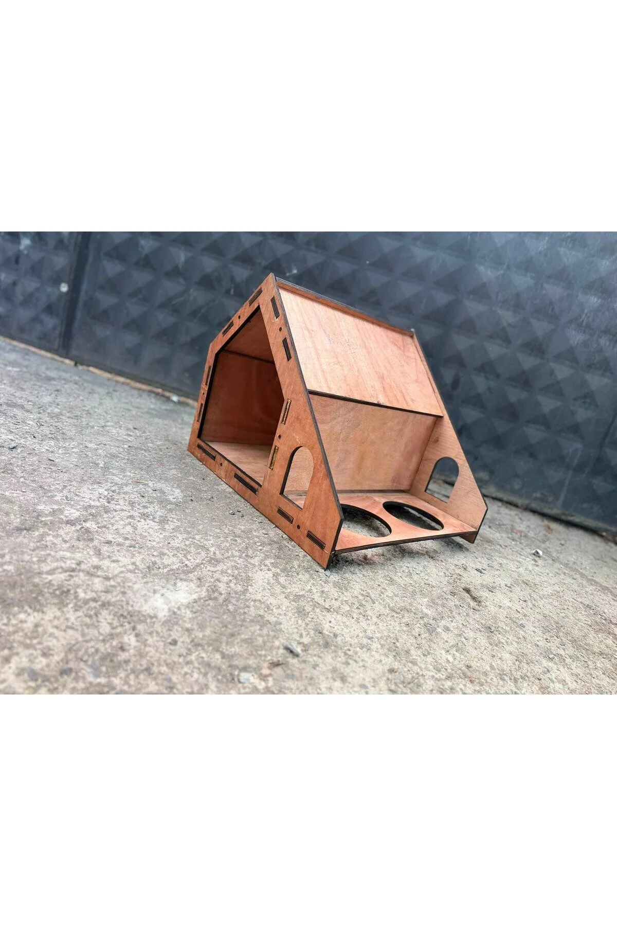 GreenFeedBox Köpek Kulübesi-Marin Kontra Dış Kullanıma Uygun 3 Farklı Boyuta Hayvan Kulübesi