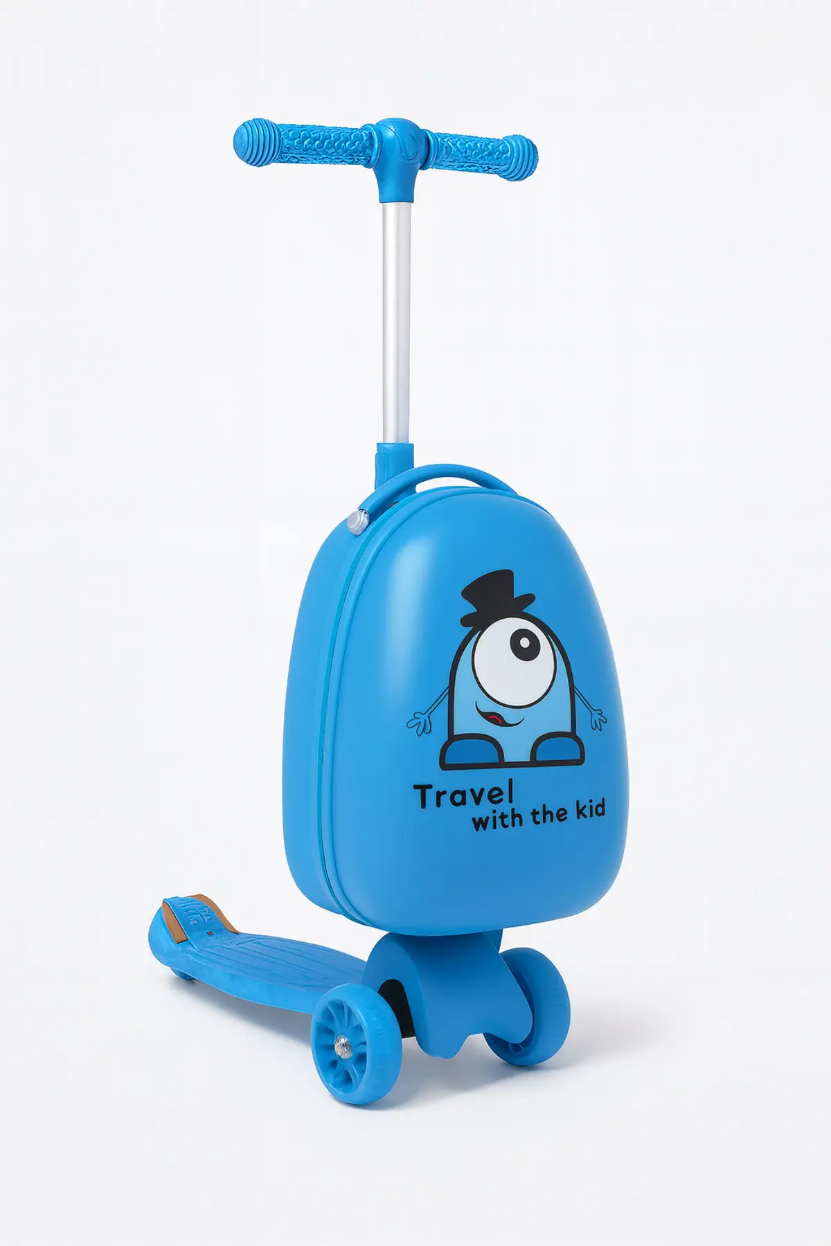 Heybee Luggages VALİZ - SCOOTER VALİZ - WEXTA HEYBEE SERİSİ ÇIKARILABİLİR SIRT ÇANTALI MAVİ SCOOTER