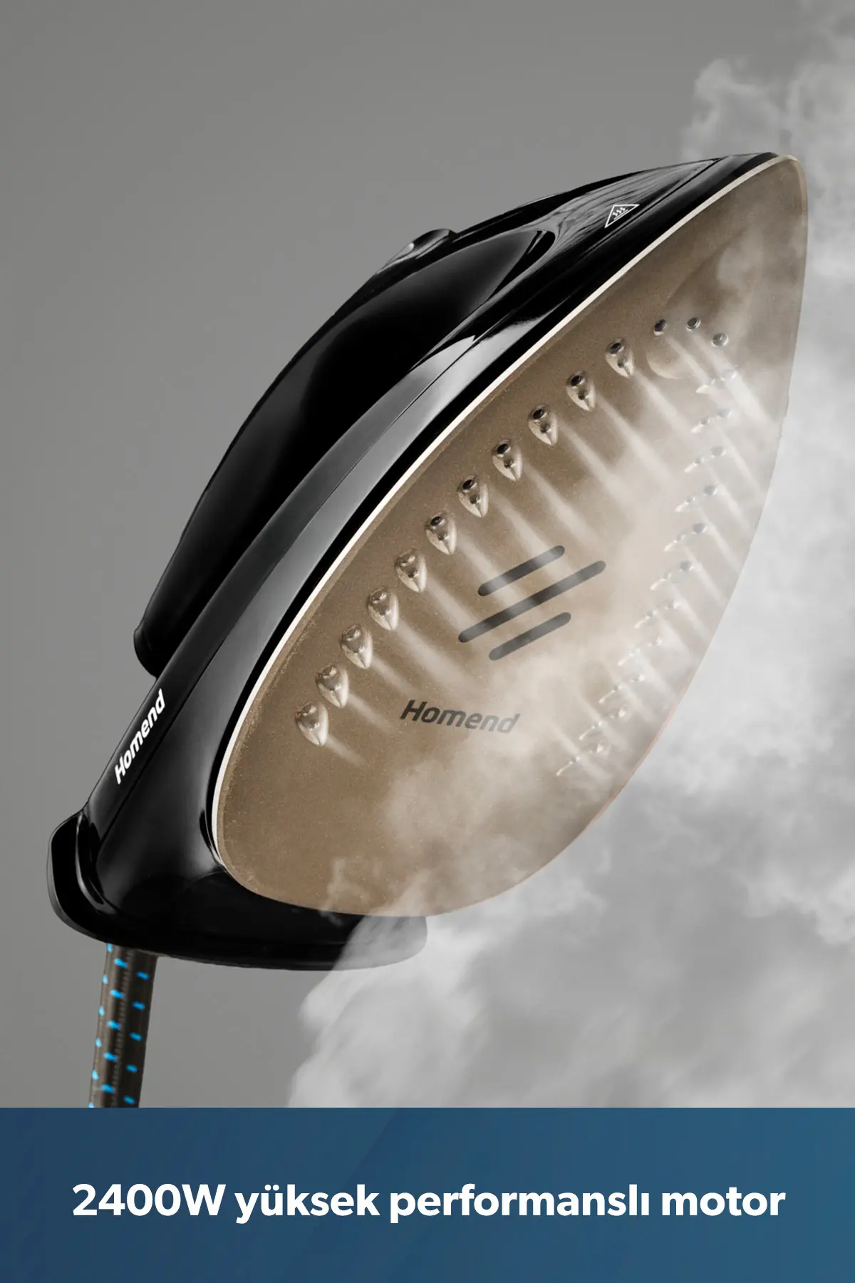 HOMEND Steamwork 1169H Buhar Kazanlı Ütü Siyah Mavi 2400 W