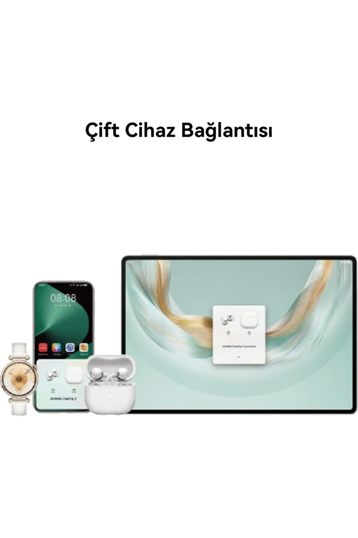 Huawei FreeClip 2 Bluetooth Kablosuz Kulaklık - Beyaz