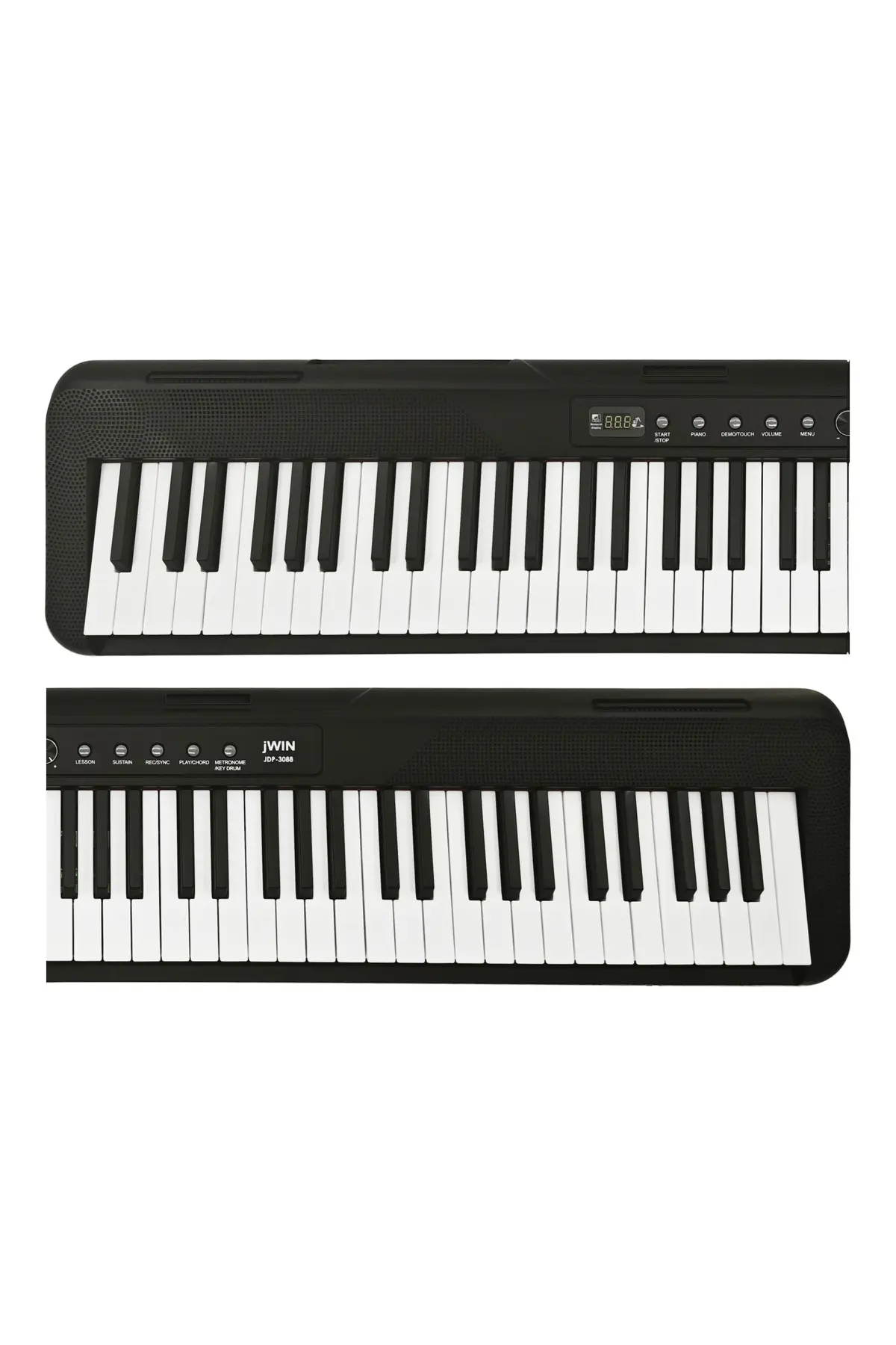 JWIN JDP-3088 Tuş Hassasiyetli 88 Tuşlu Dijital Piyano - Siyah
