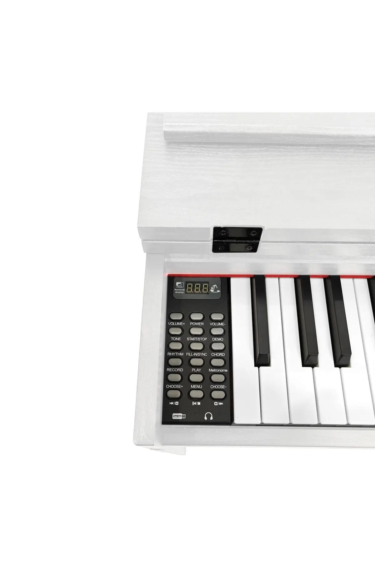 JWIN SDP-92 Tuş Hassasiyetli 88 Tuşlu Kapaklı Dijital Piyano + Tabure - Beyaz