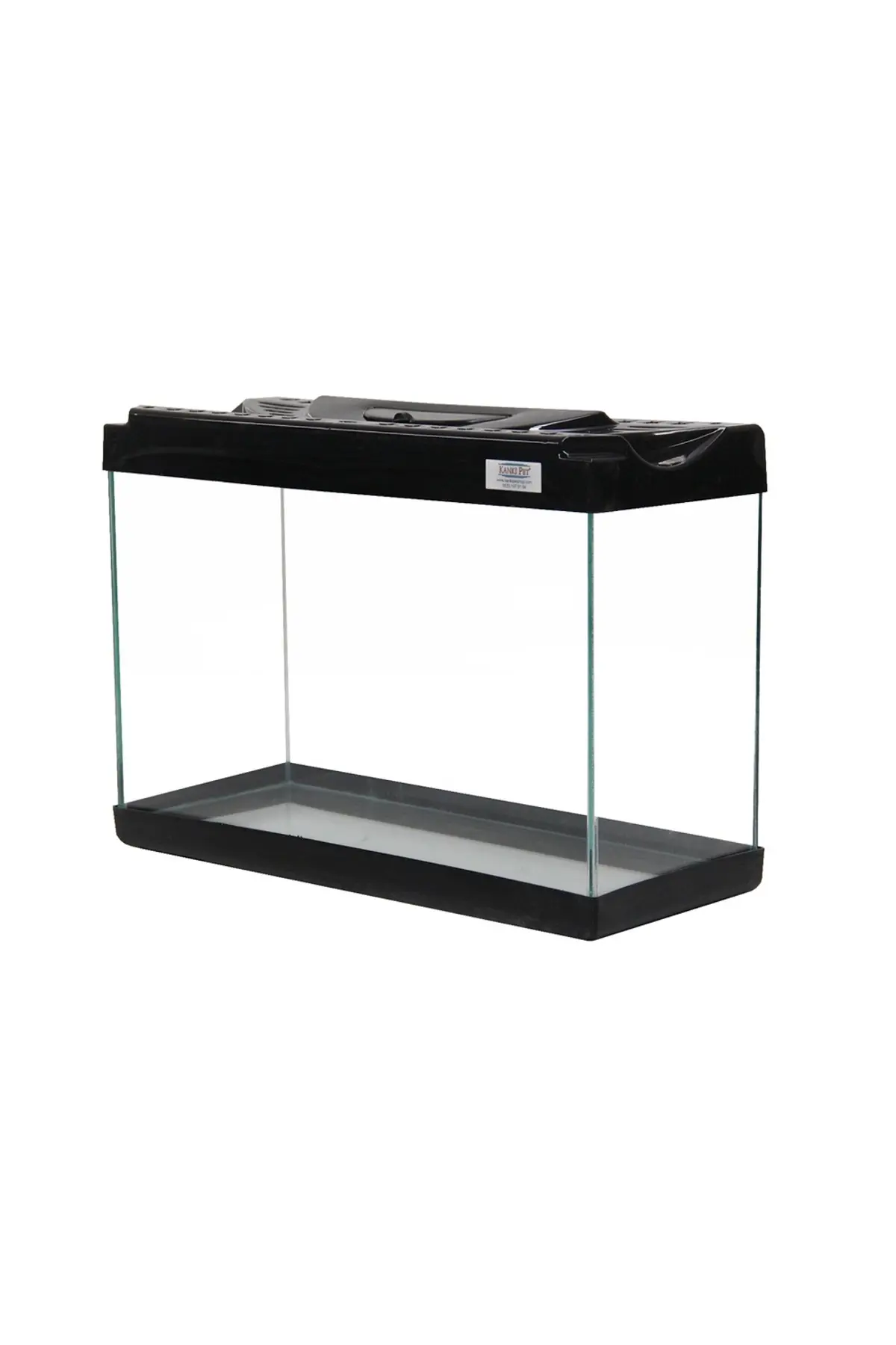 Kanki Pet Akvaryum KP5018 Renkli Kapak Siyah 50 Cm ( 26 Litre )