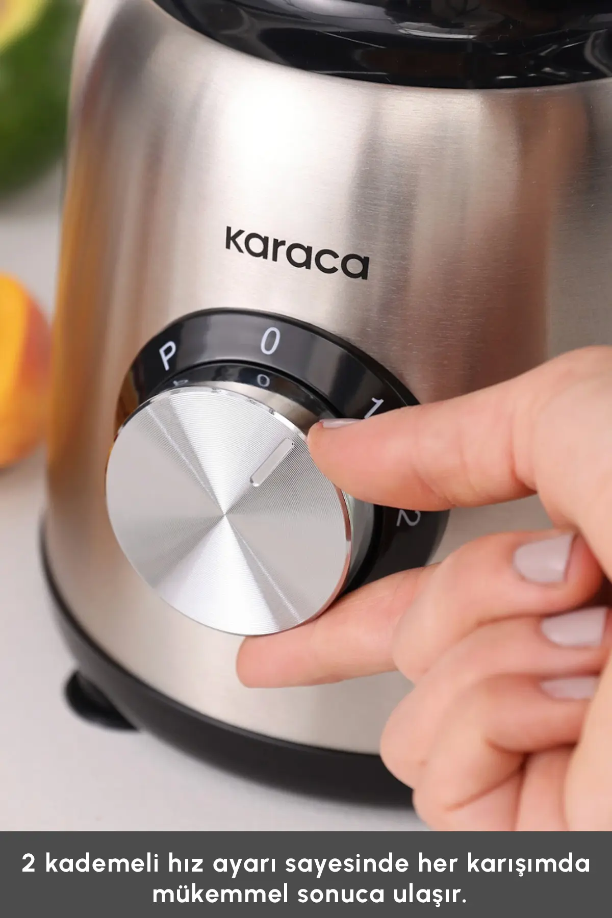 Karaca Inox 1.5 Lt Cam Hazneli Smoothie Blender