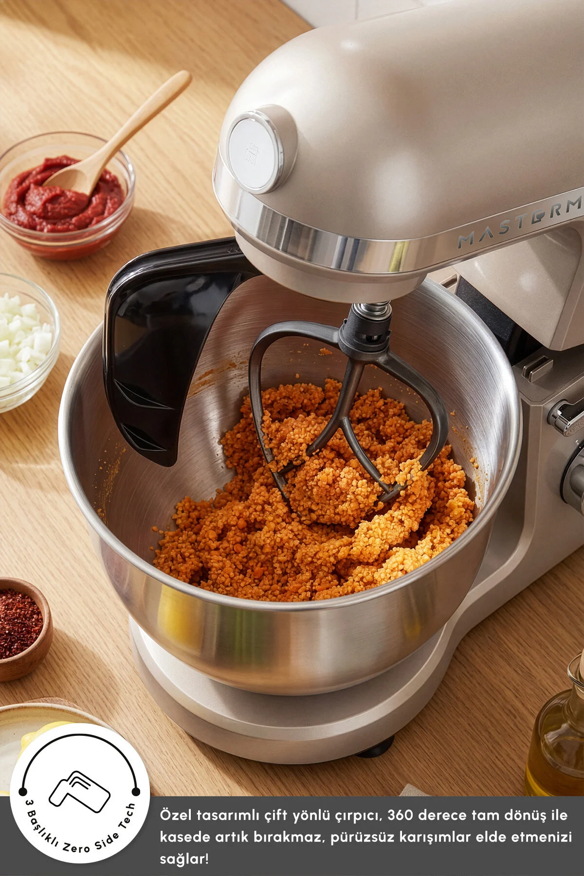 Karaca Mastermaid Chef Pro Çift Kollu Mutfak Şefi 1500 W Iconic Beige