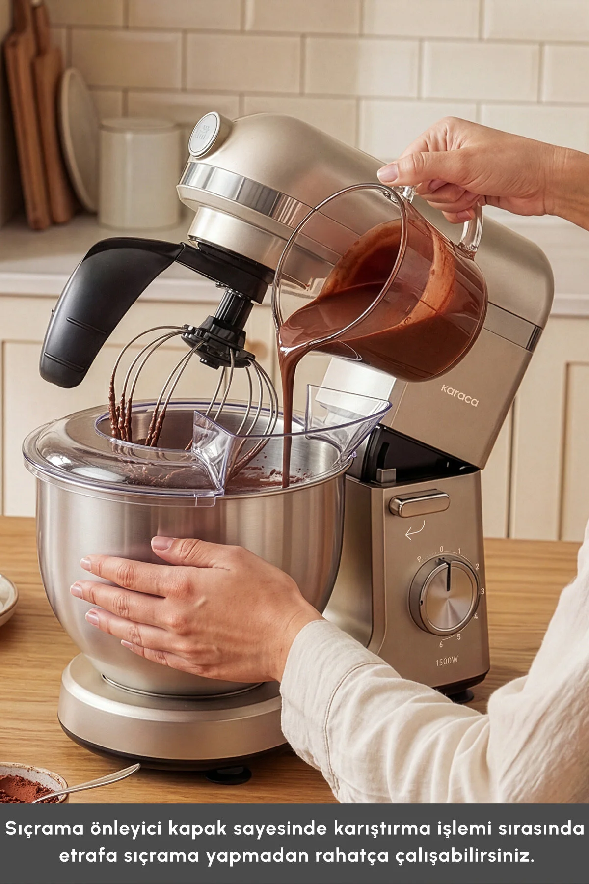 Karaca Mastermaid Chef Pro Çift Kollu Mutfak Şefi 1500 W Iconic Beige