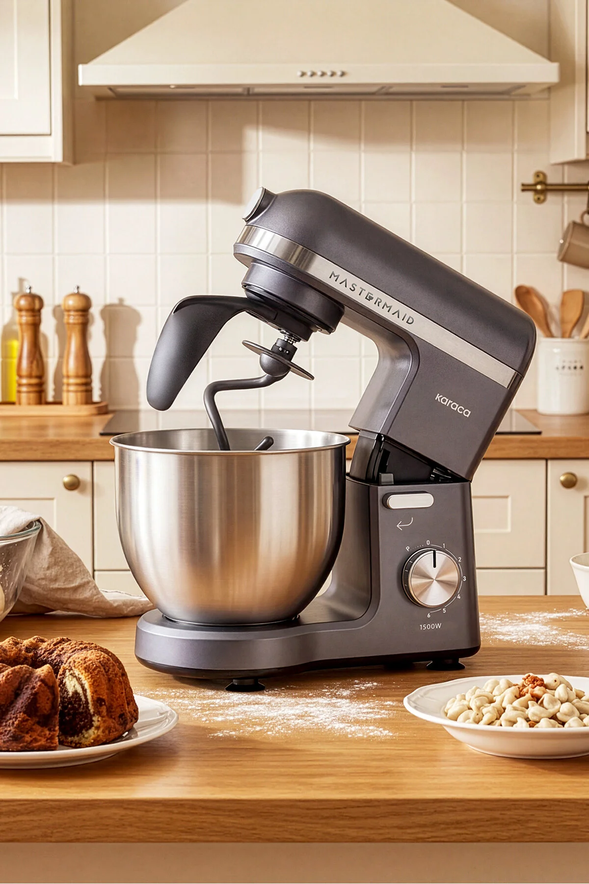 Karaca Mastermaid Chef Pro Çift Kollu Mutfak Şefi 1500 W Space Gray