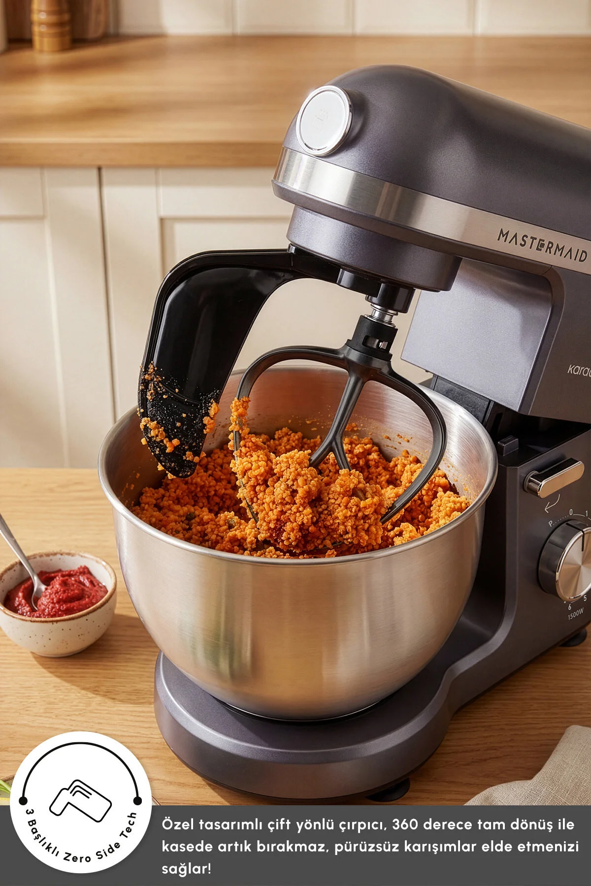 Karaca Mastermaid Chef Pro Çift Kollu Mutfak Şefi 1500 W Space Gray