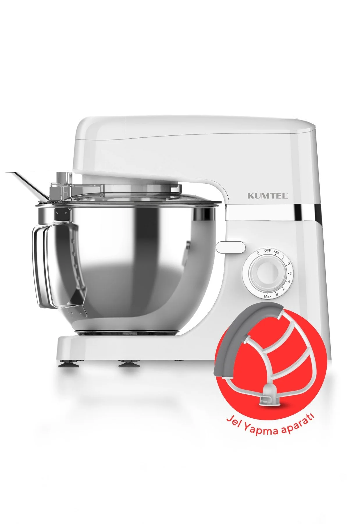 KUMTEL Hamur Yoğurma Makinesi 1800 Watt 4.5 Lt HSM-02