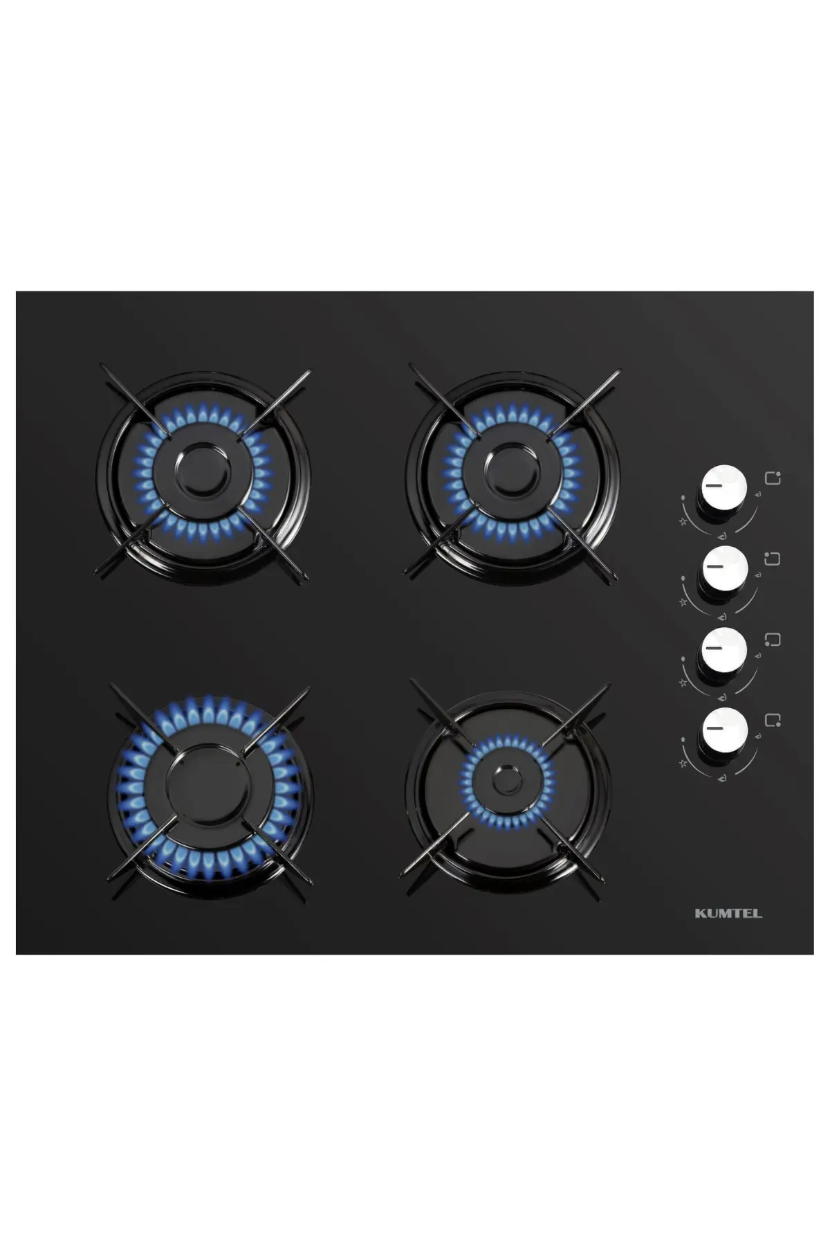 KUMTEL HOME SİYAH CAM ANKASTRE SET