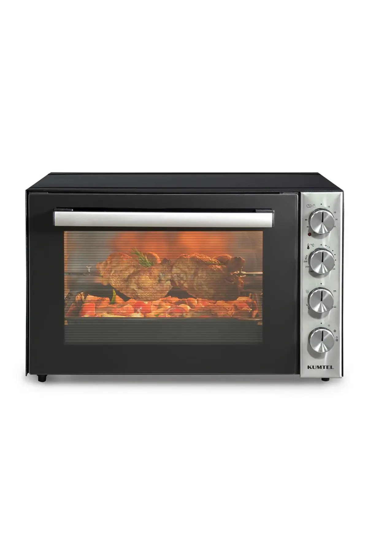 KUMTEL Piliç Çevirmeli 71 Litre Midi Fırın LX-9645