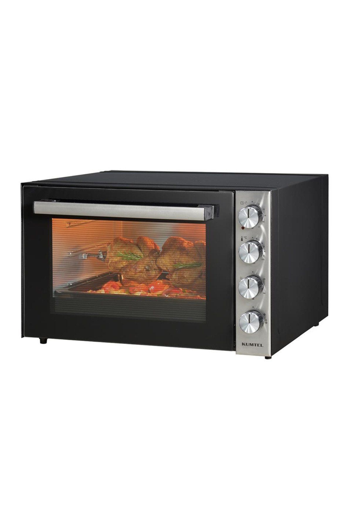 KUMTEL Piliç Çevirmeli 71 Litre Midi Fırın LX-9645
