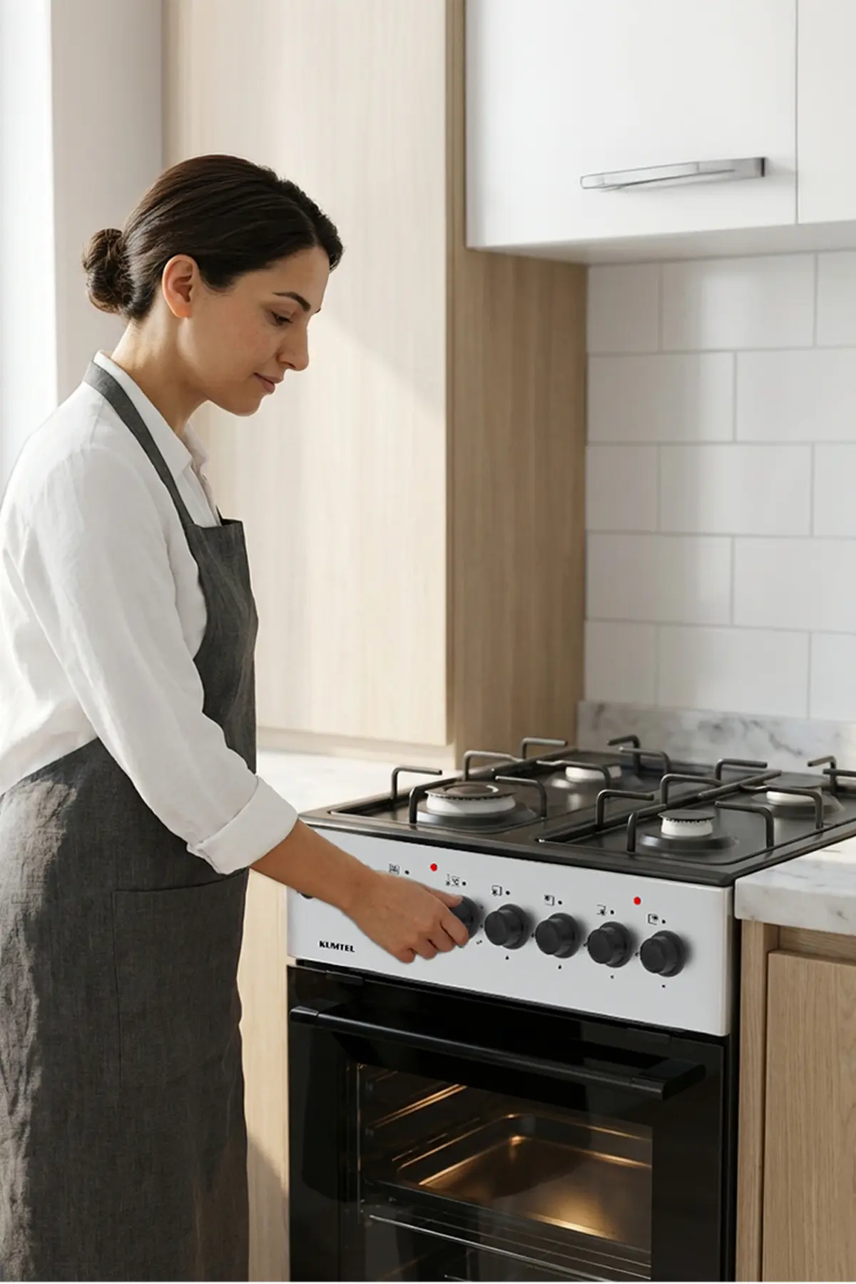 KUMTEL Tam Boy Fırın Inox LF662S-40F