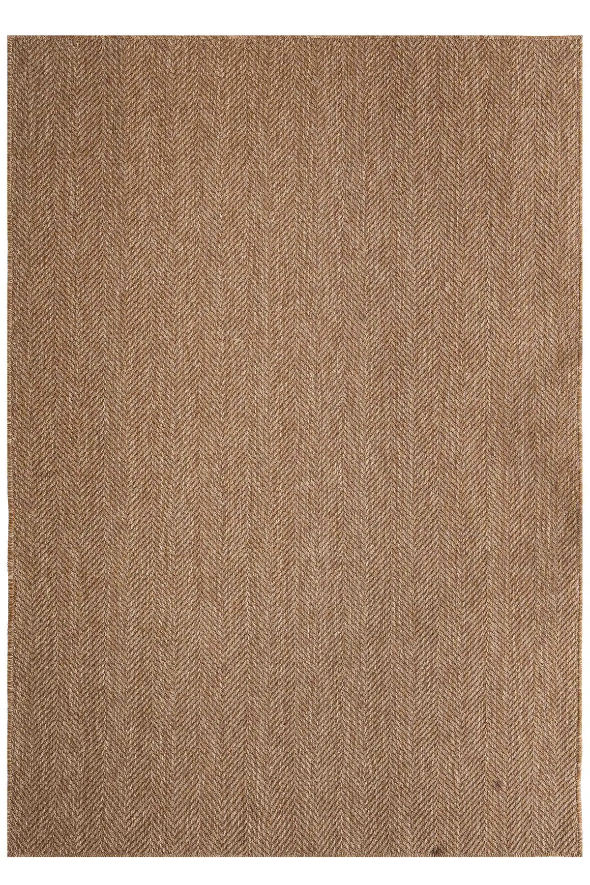 Lorente Home Liora Kahverengi Hasır Jüt Kaymaz Taban Sisal Kilim Yıkanabilir Koridor Halısı 1901