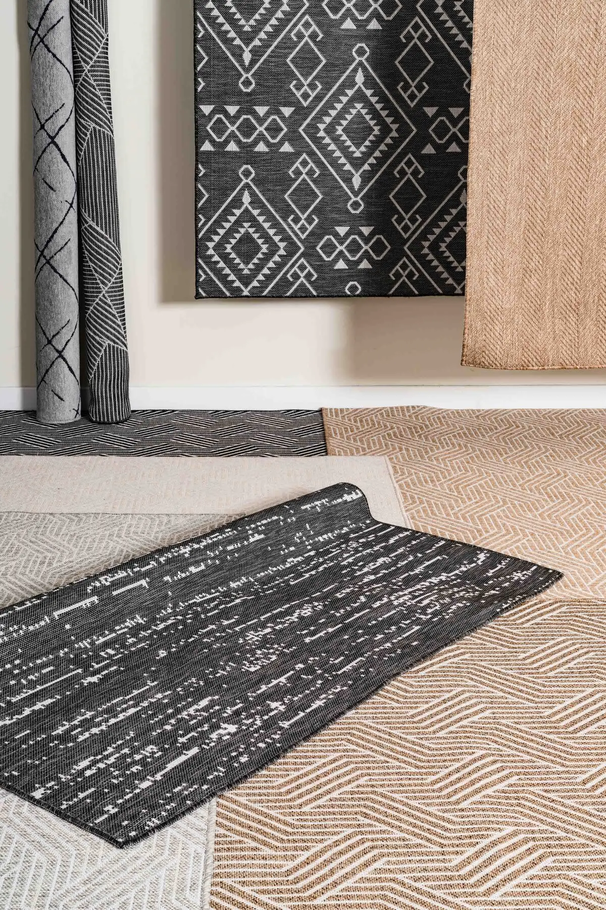 Lorente Home Liora Kahverengi Hasır Jüt Kaymaz Taban Sisal Kilim Yıkanabilir Koridor Halısı 1901