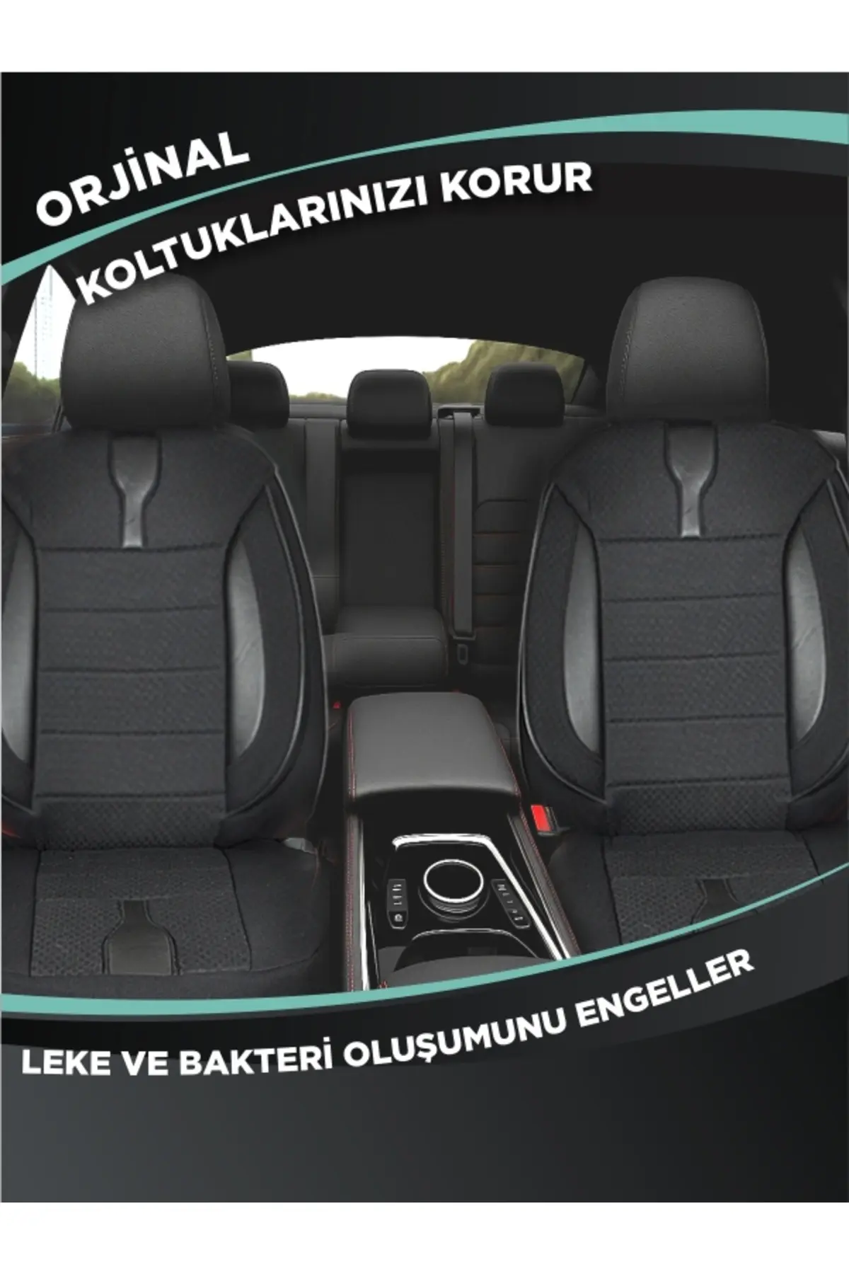 Mihway BETELGEUSE Siyah Serisi Citroen C5 Koltuk Kılıfı TAM SET