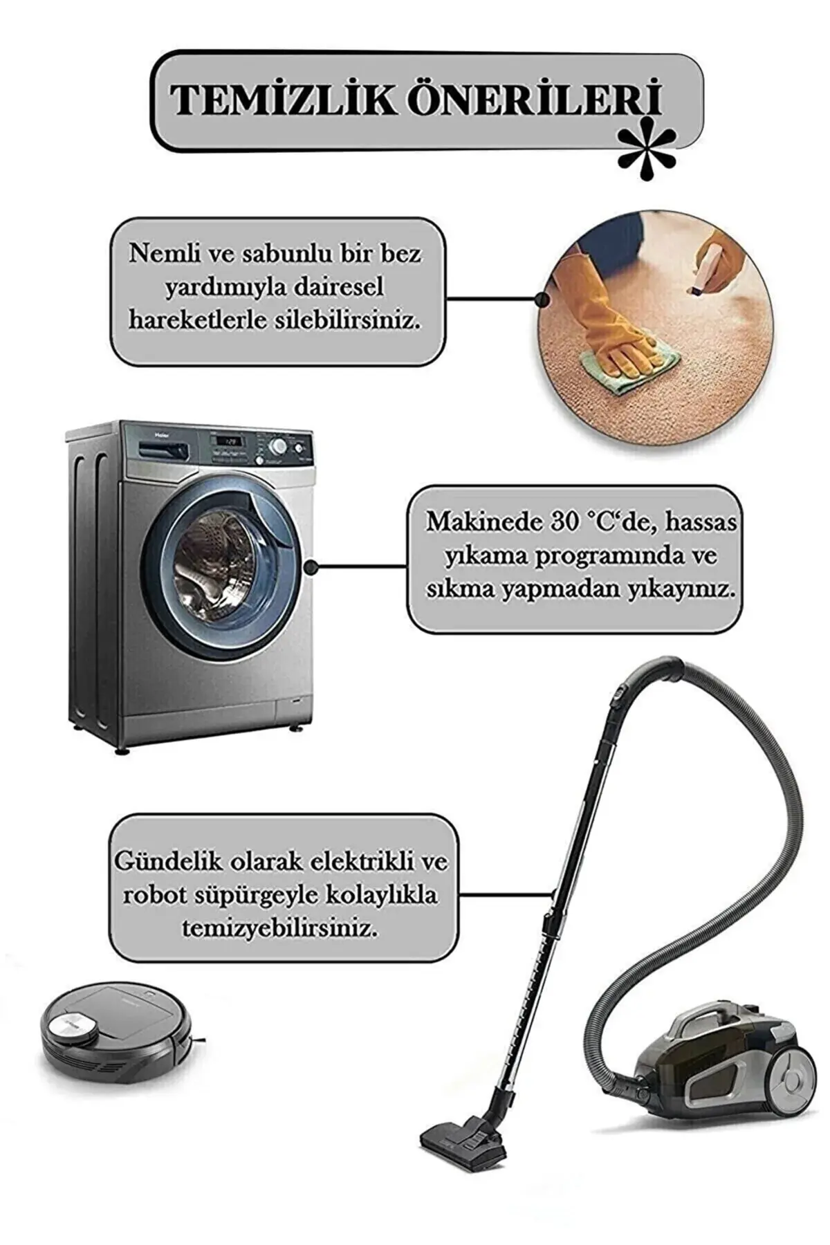 NarStore Home Dinar Mila Taş Gri Kaymaz Taban Yıkanabilir Kesme Yolluk Halı Modern Desen