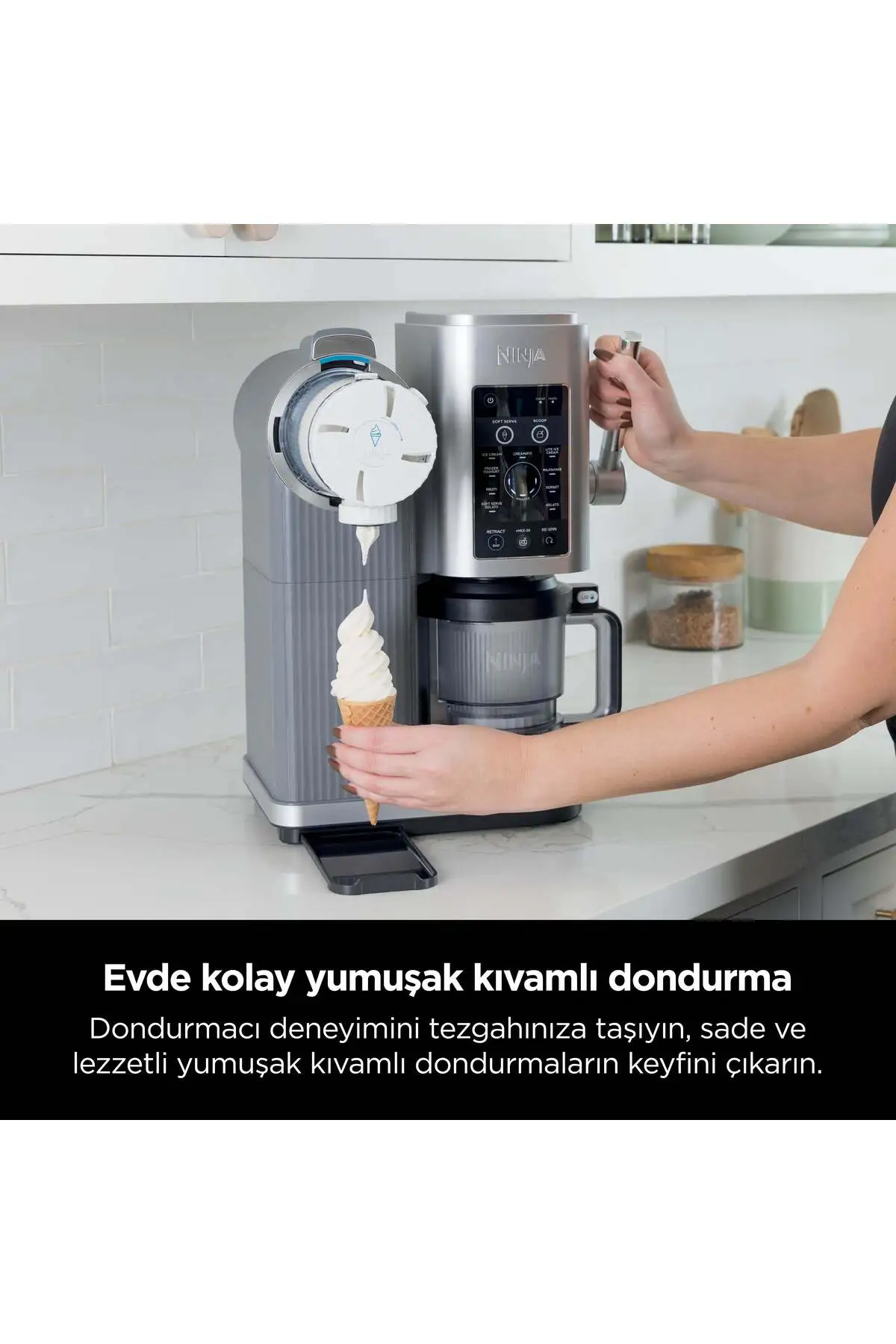 NINJA Swirl by CREAMi 13-in-1 Soft Serve & Dondurma Makinesi