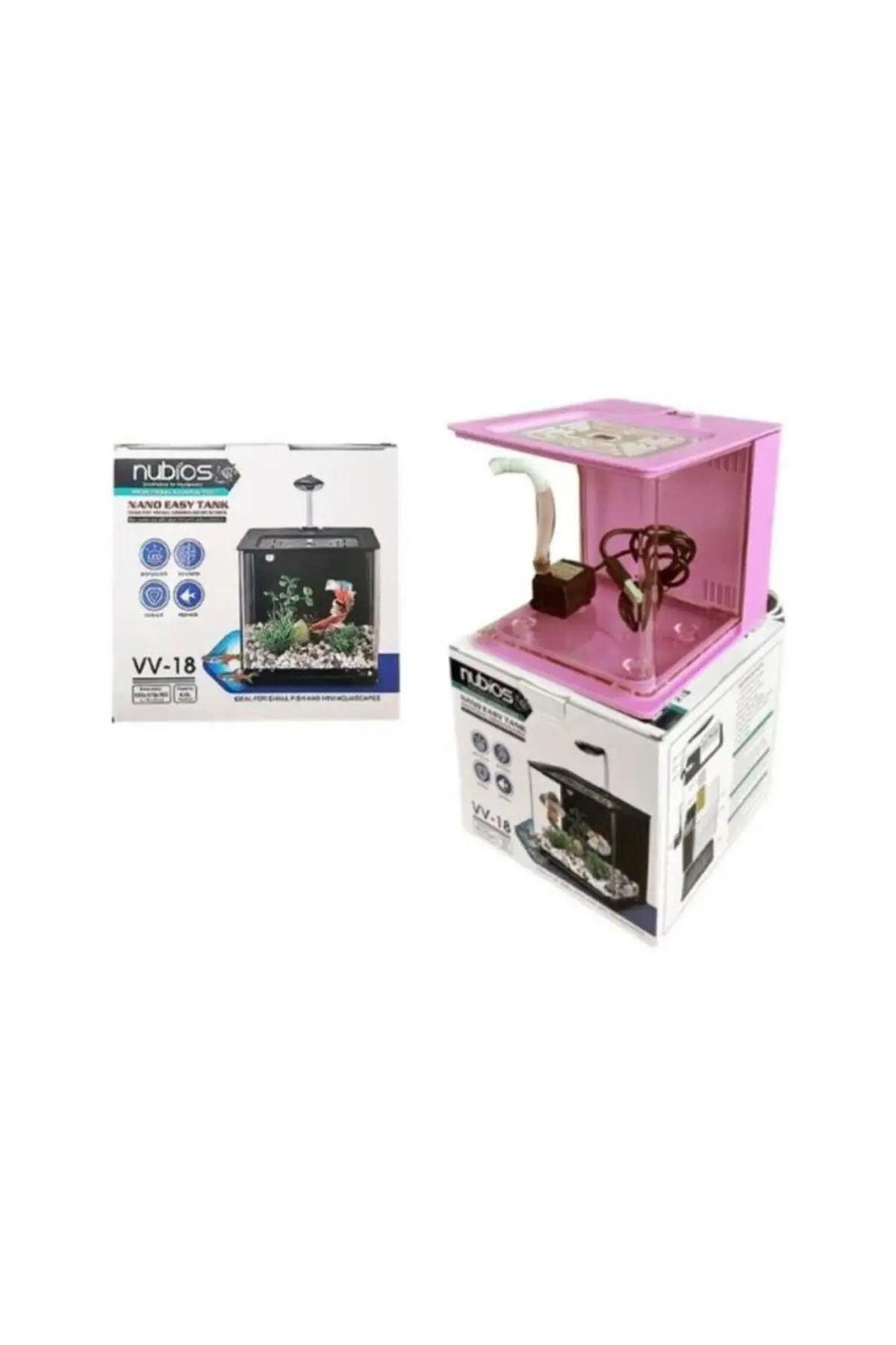 Nubios Nano Easy Tank 4,5 L Pembe