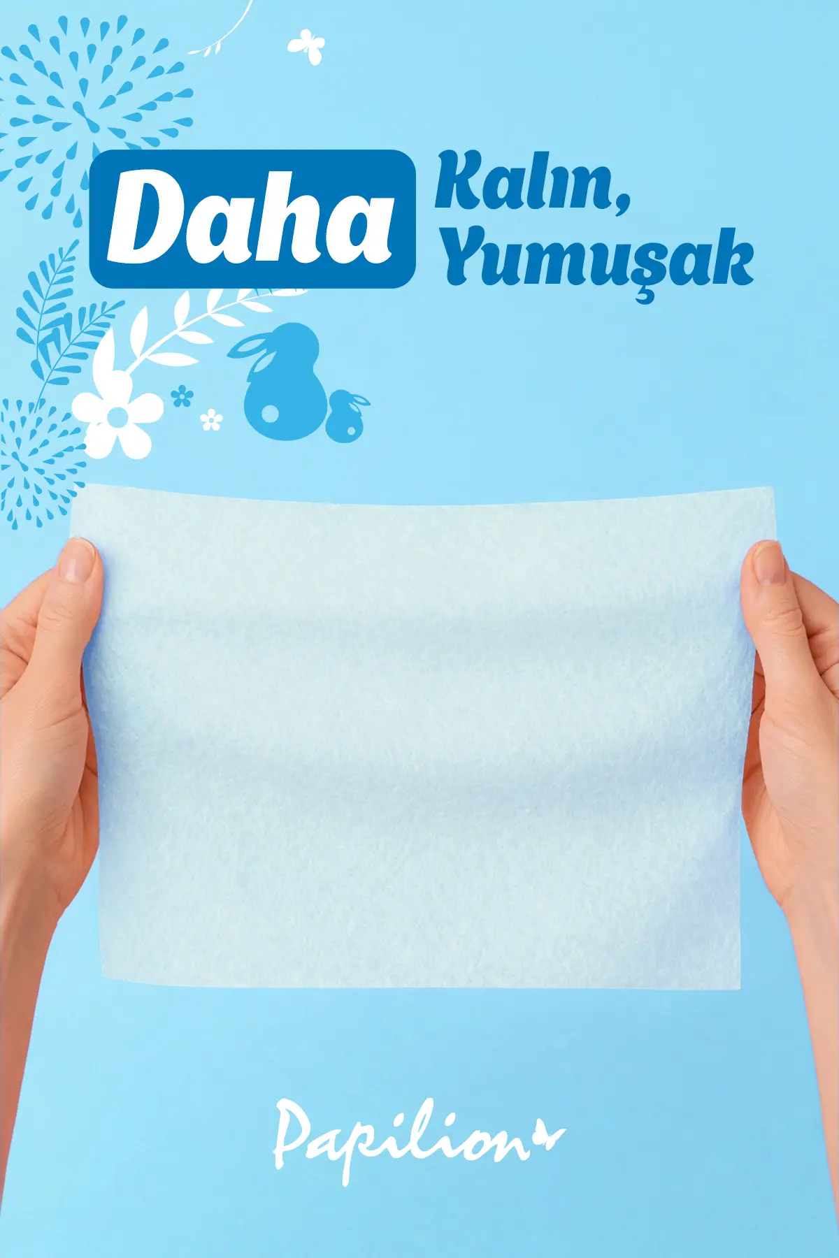 Papilion Baby Wipes Hypoallergenic Kokusuz Islak Bebek Havlusu Extra Kalın 24x100 – 2400 Yaprak Mega Paket