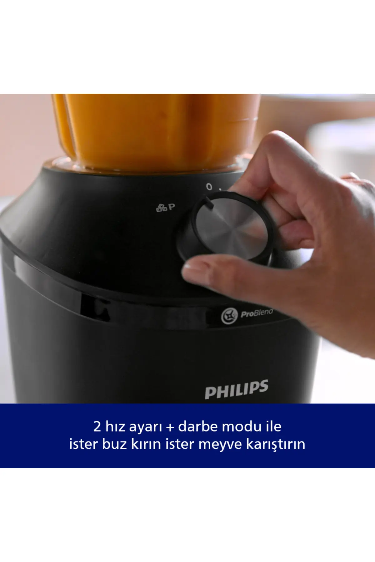 Philips 3000 Serisi Blender ProBlend Crush Teknolojisi, 600W, 2L Geniş Kapasite, 1,25L kapasite HR2291/41