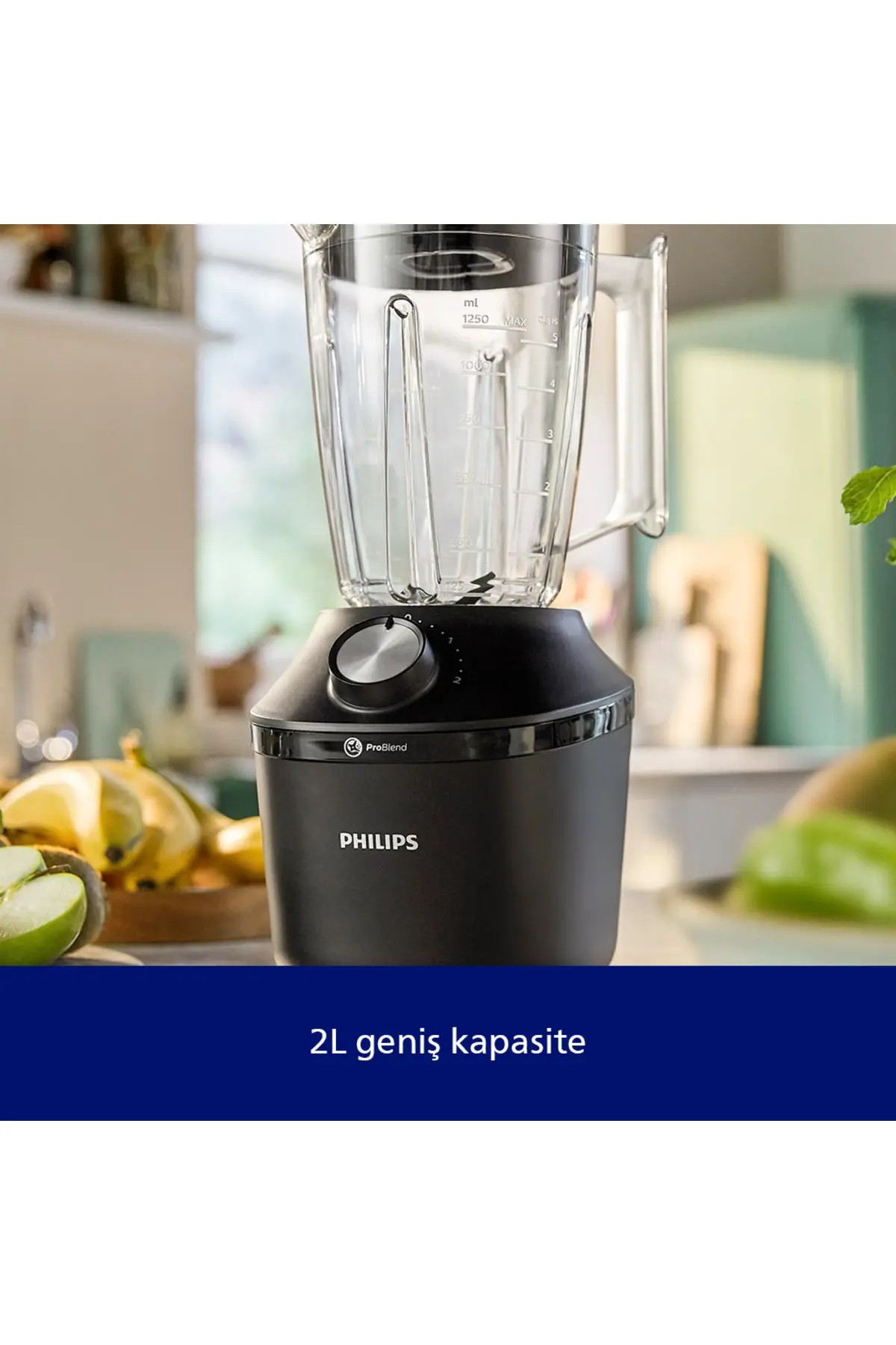 Philips 3000 Serisi Blender ProBlend Crush Teknolojisi, 600W, 2L Geniş Kapasite, 1,25L kapasite HR2291/41