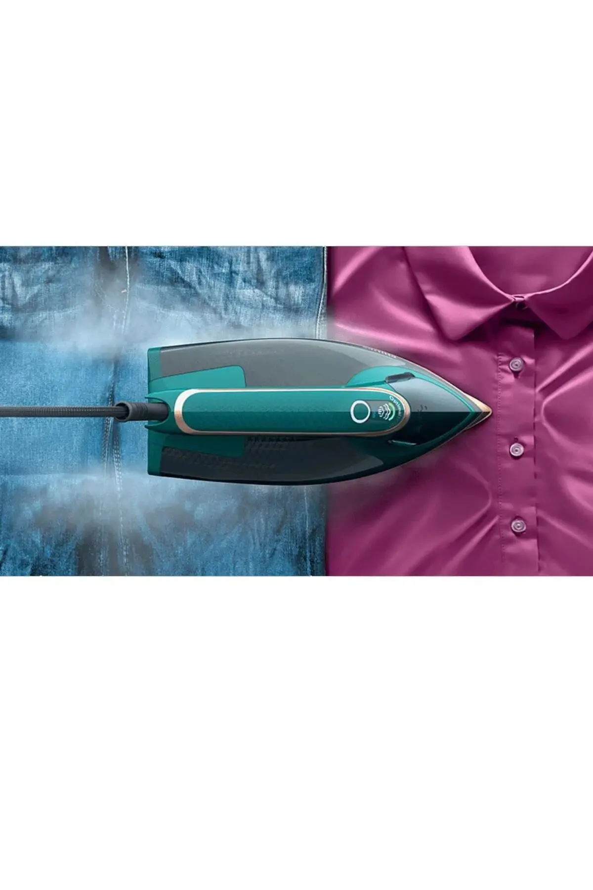 Philips 8000 Serisi Azur Buharlı Ütü, Sıfır Yanık, 240g Turbo şok buhar, 80 g/dk, 3000W, DST8030/70