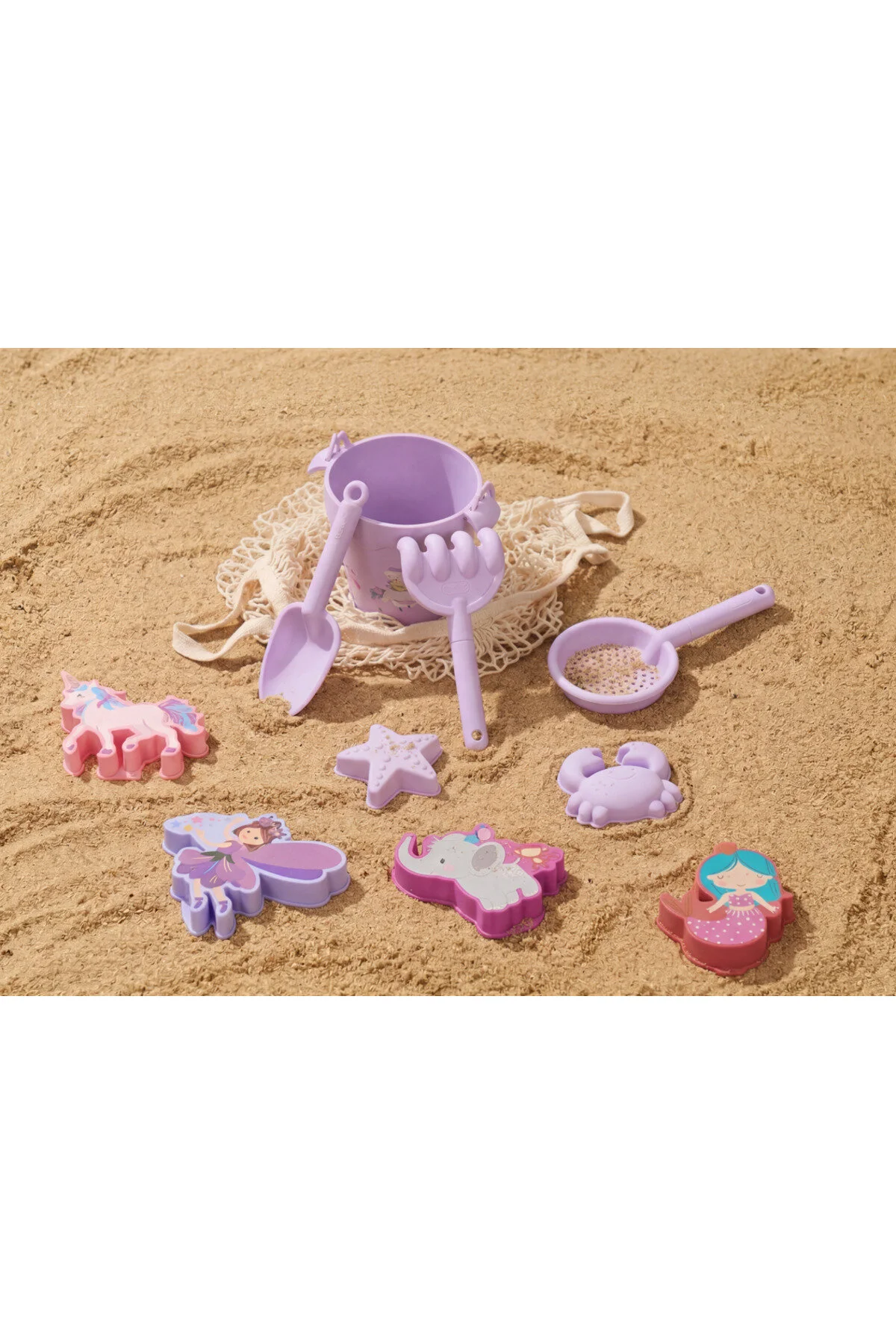 playnjoy - Silikon Plaj Oyuncak Seti - 10 Parça