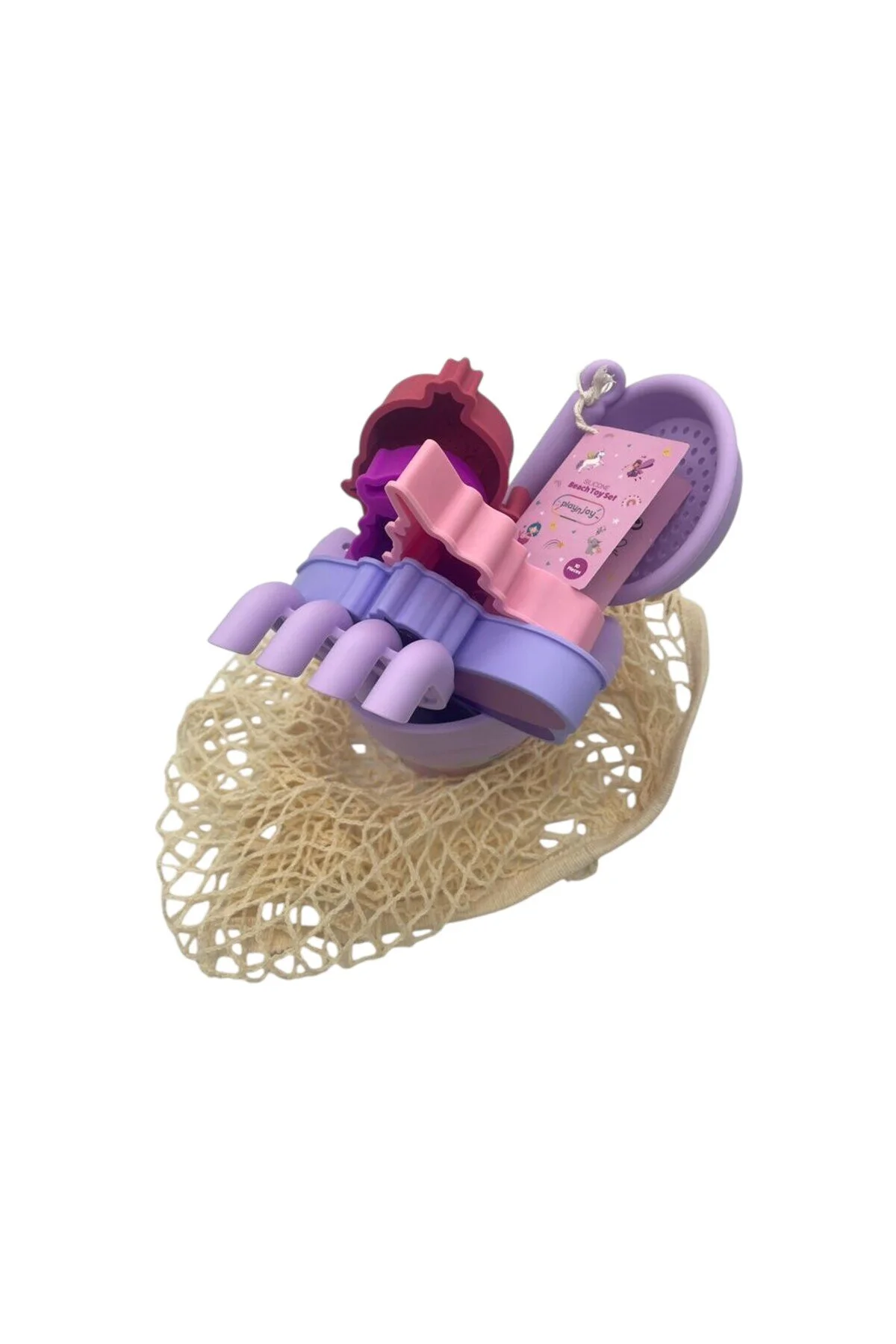 playnjoy - Silikon Plaj Oyuncak Seti - 10 Parça