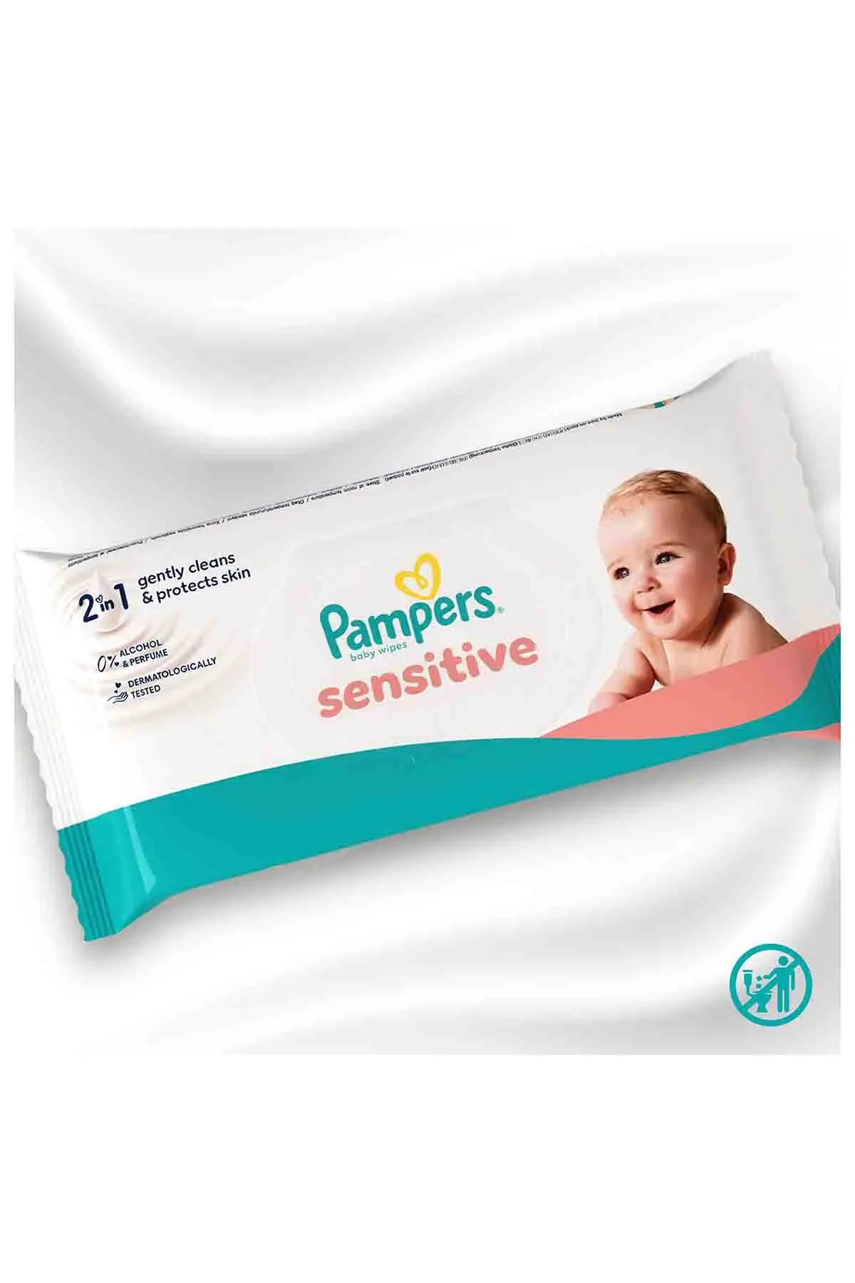 Prima Pampers Sensitive Islak Bebek Mendili (3 paket = 156 Islak Mendil) x8