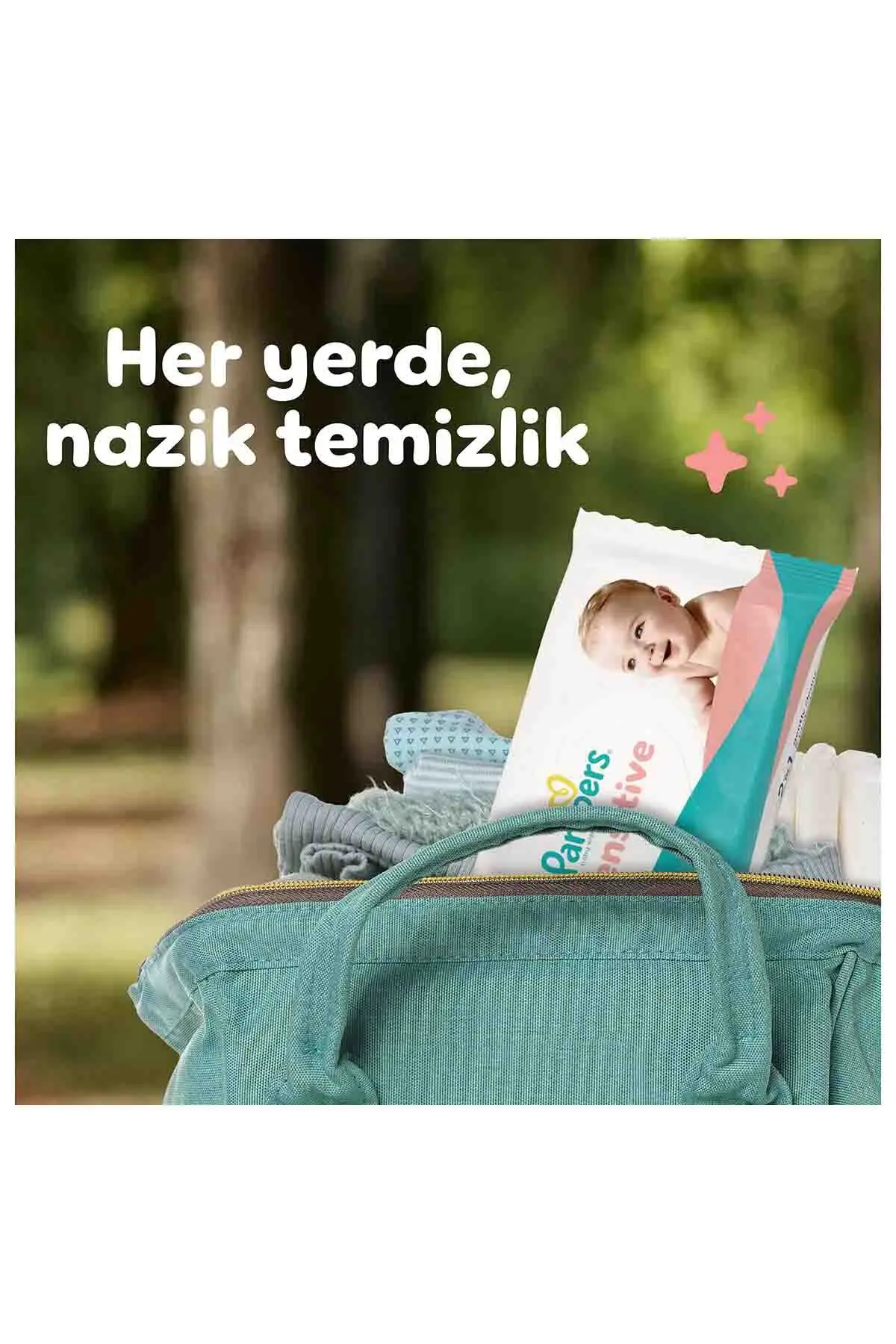 Prima Pampers Sensitive Islak Bebek Mendili (3 paket = 156 Islak Mendil) x8