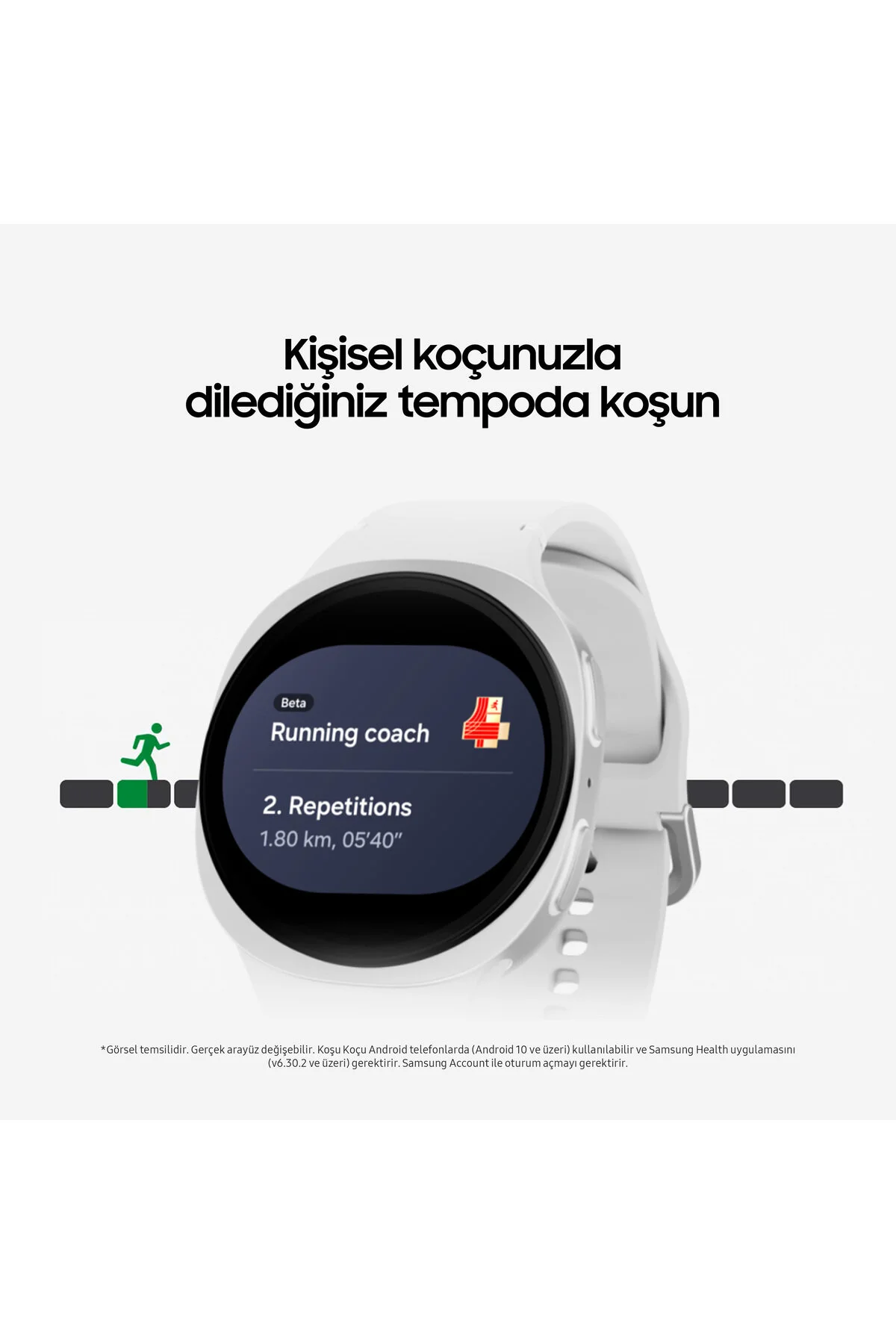Samsung Galaxy Watch8 40mm Koyu Gri