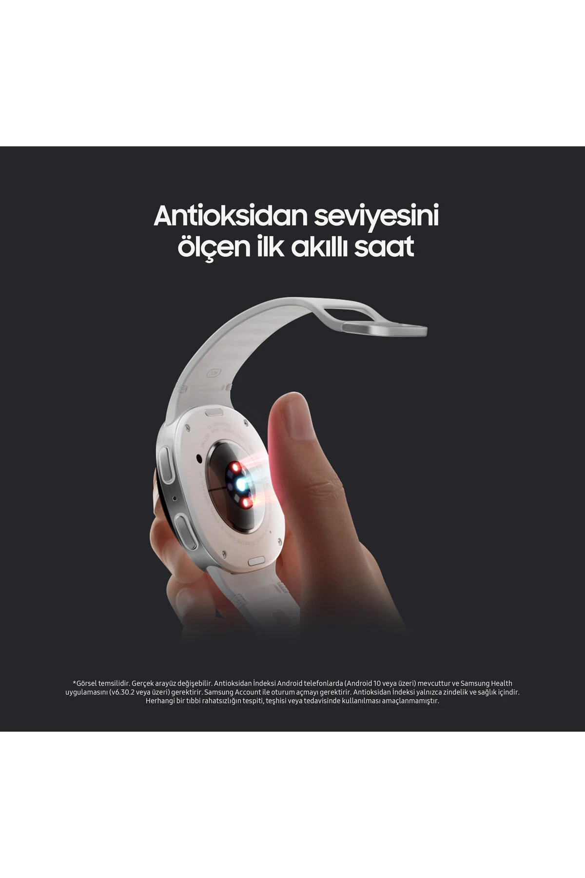 Samsung Galaxy Watch8 40mm Koyu Gri